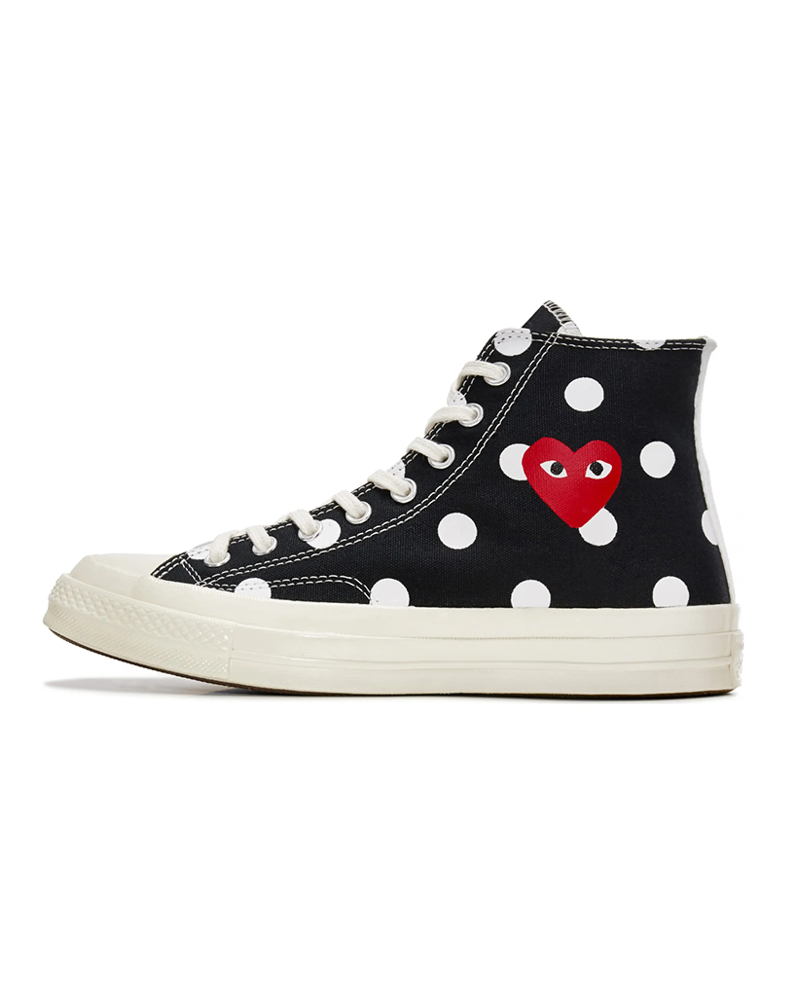 Converse Chuck Taylor All Star 70 Hi Comme Des Garcons Play Polka Dot Black