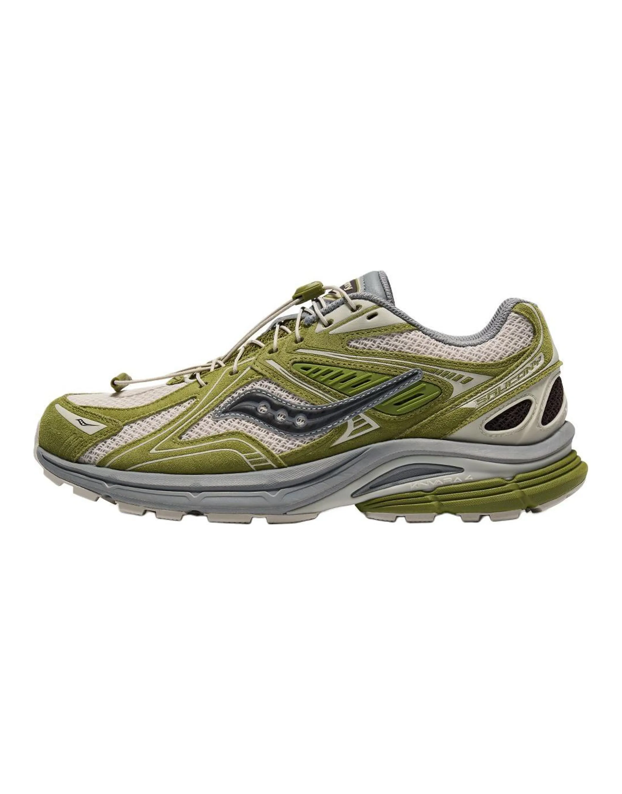 Saucony Kinvara Elite 4 Abrasion Resistant Breathable Coverage Low top Casual Running Shoes Unisex Beige Green