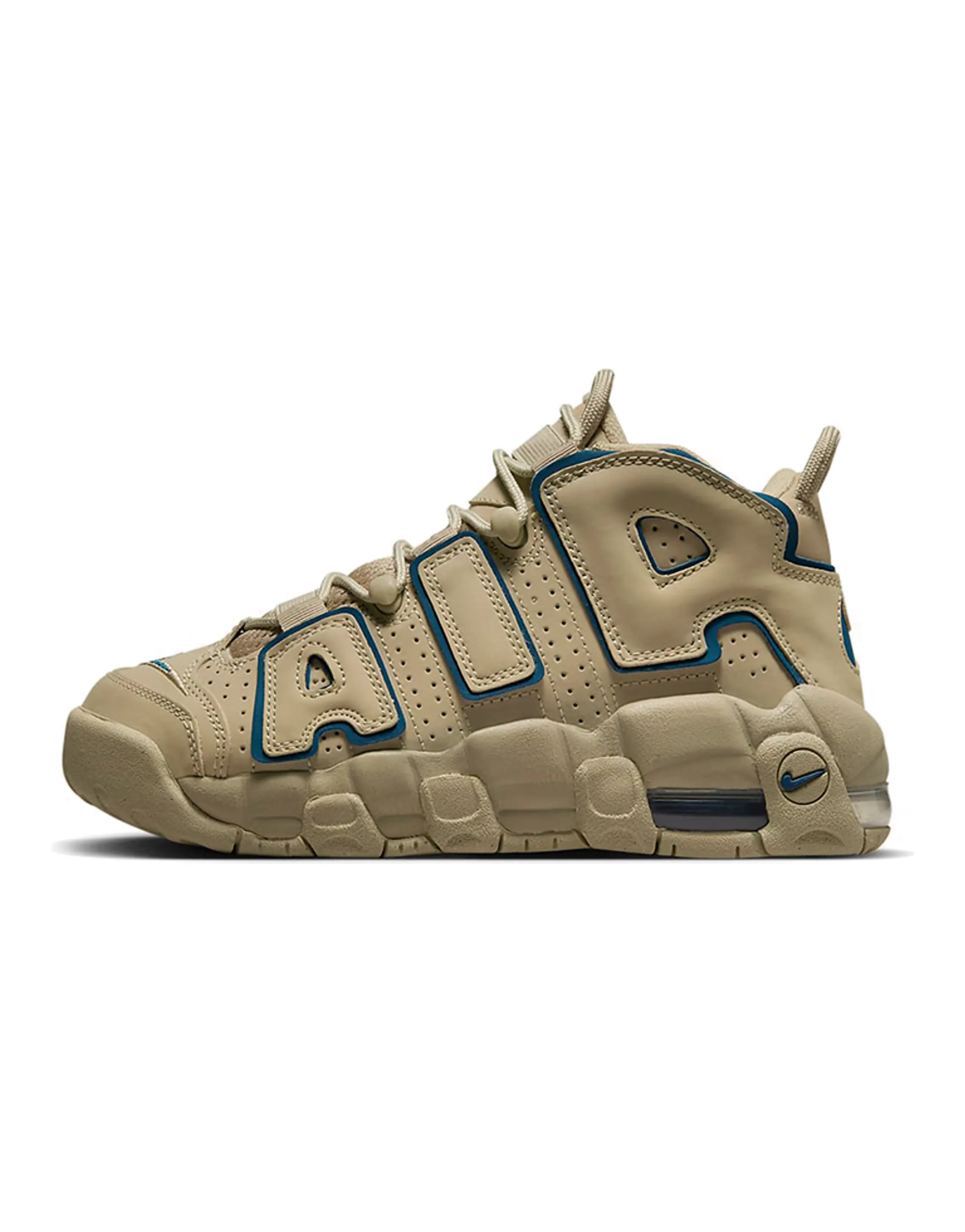 Nike Air More Uptempo Limestone Valerian Blue GS