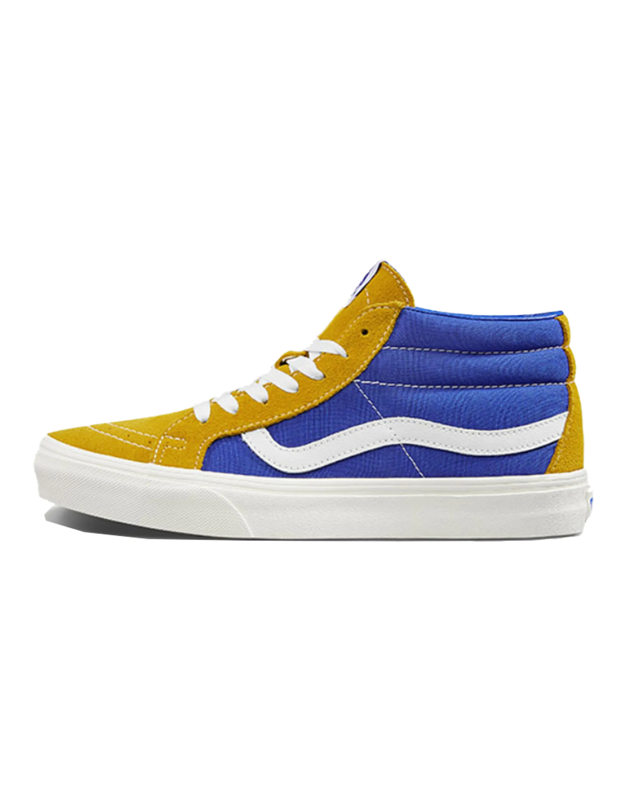 Vans SK8 Mid Yellow Blue Splicing Unisex 'Yellow Blue'