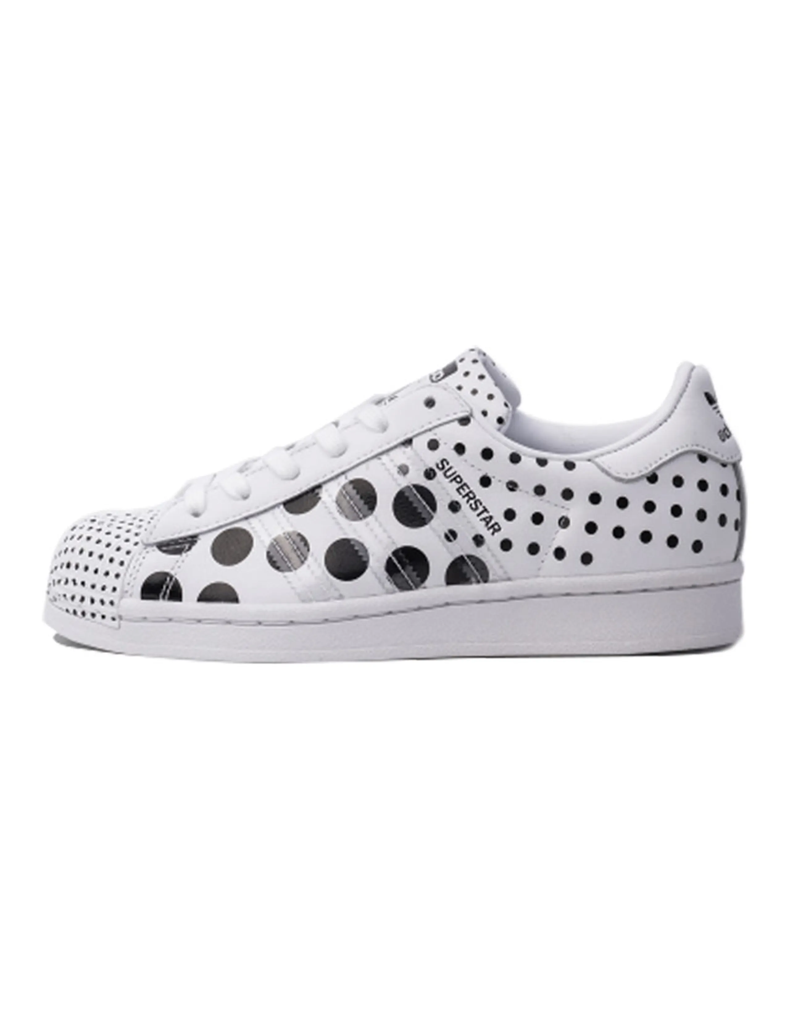 Adidas Superstar White Polka