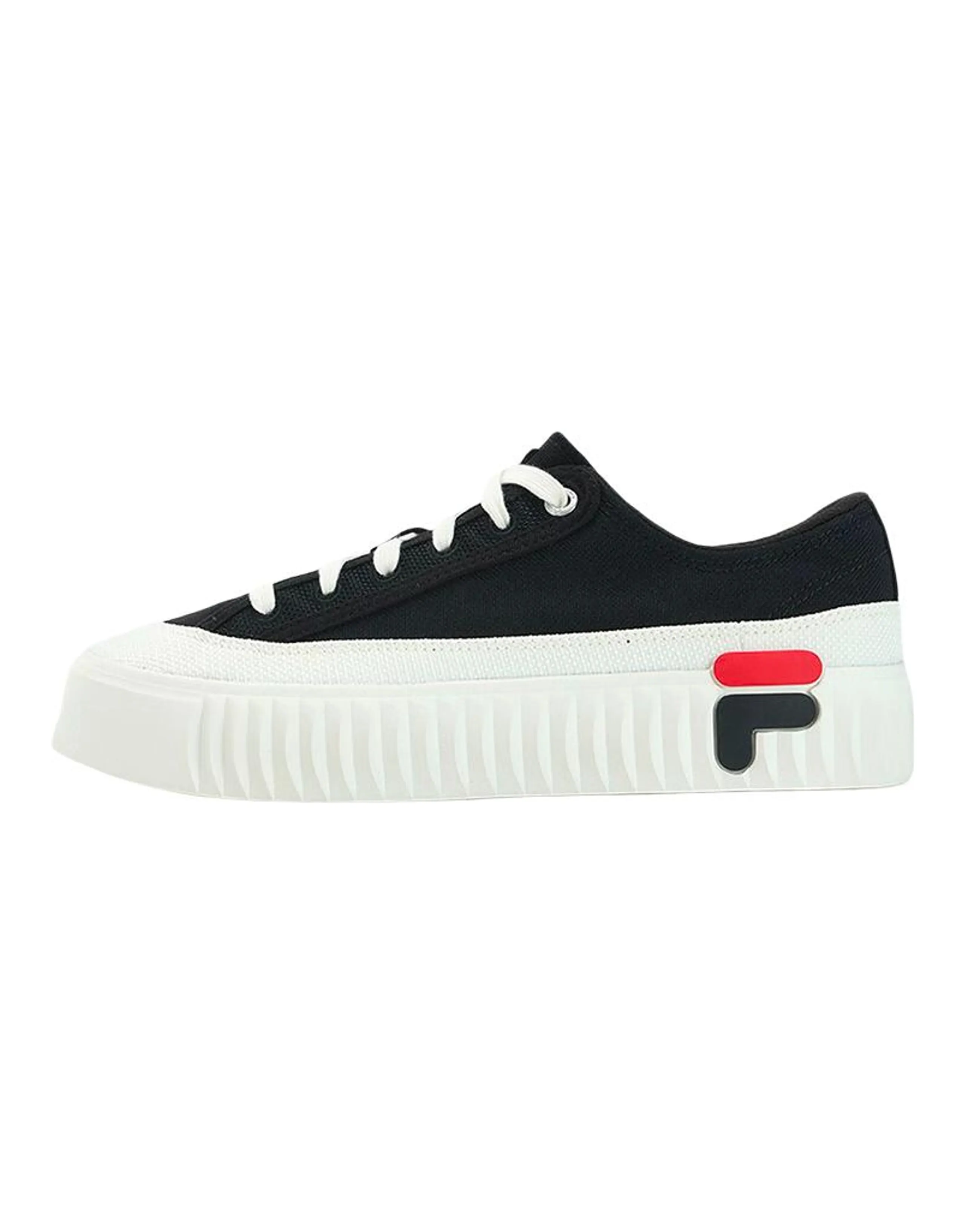 FILA Gear Low-Top Skateboard Shoes Women's Black White