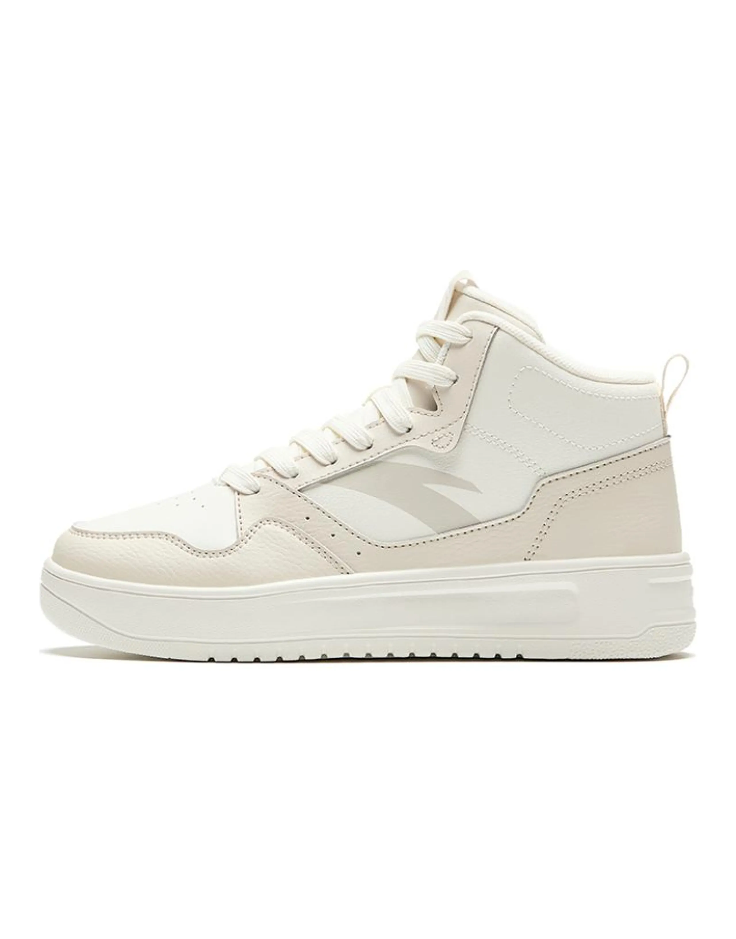 Anta Durable Breathable High-Top Skateboard Shoes Women's White