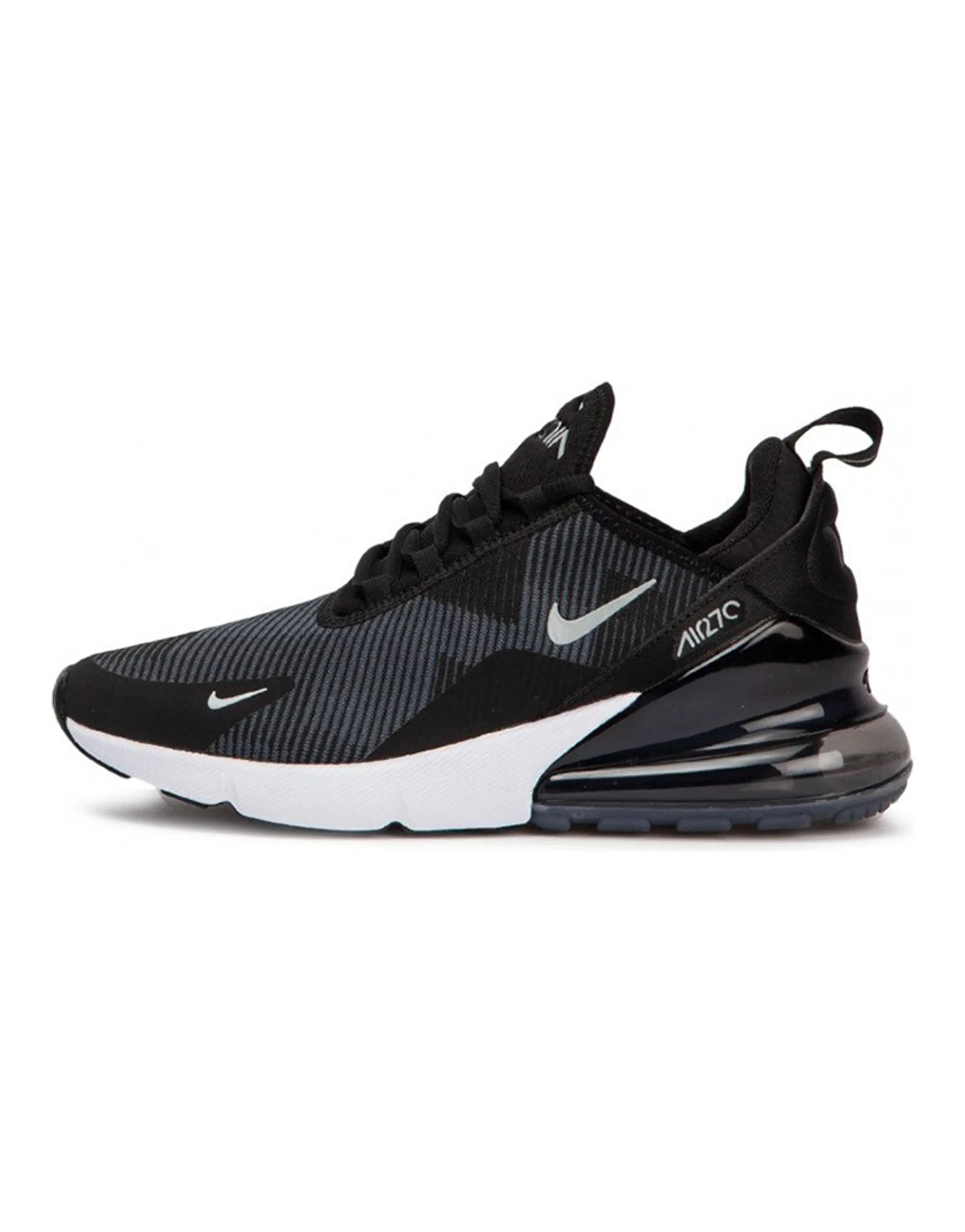 Nike Air Max 270 Knit Jacquard 'Black' GS