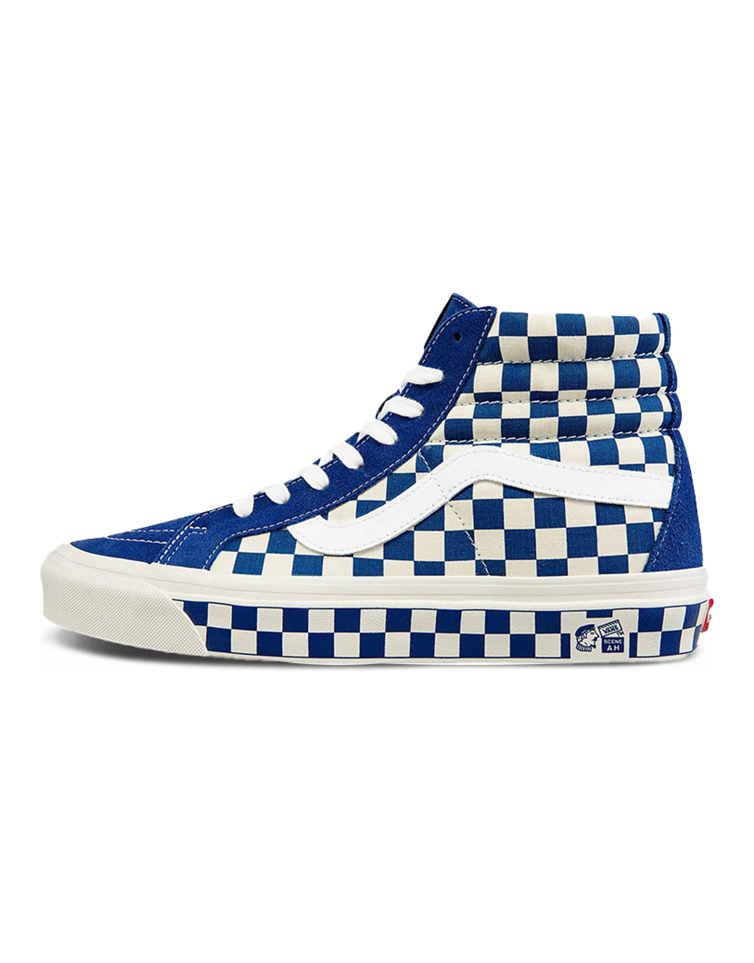Vans Style 38 Checkerboard Blue/White