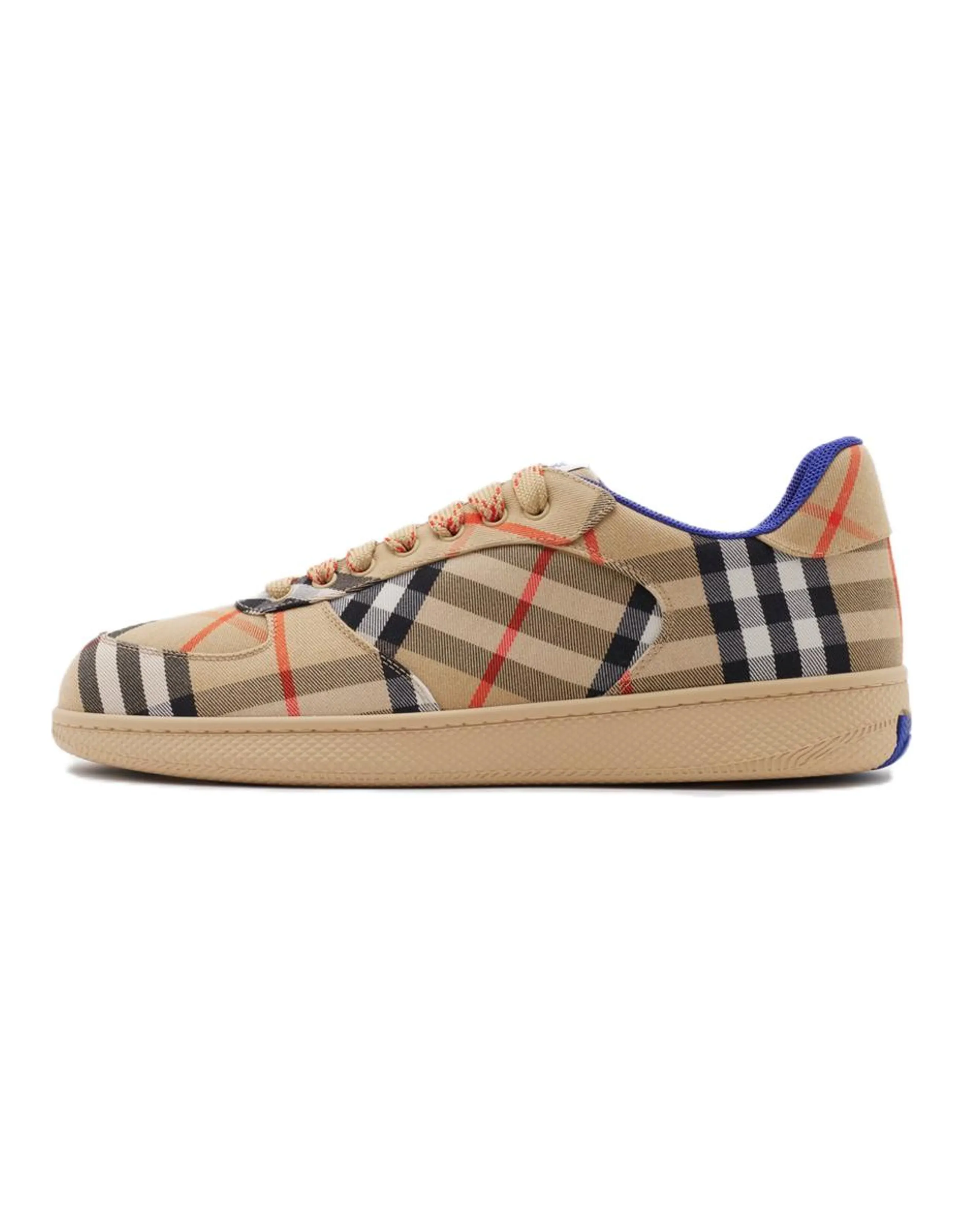 Burberry Terrace Low Top Skateboard Shoes Men's Khaki