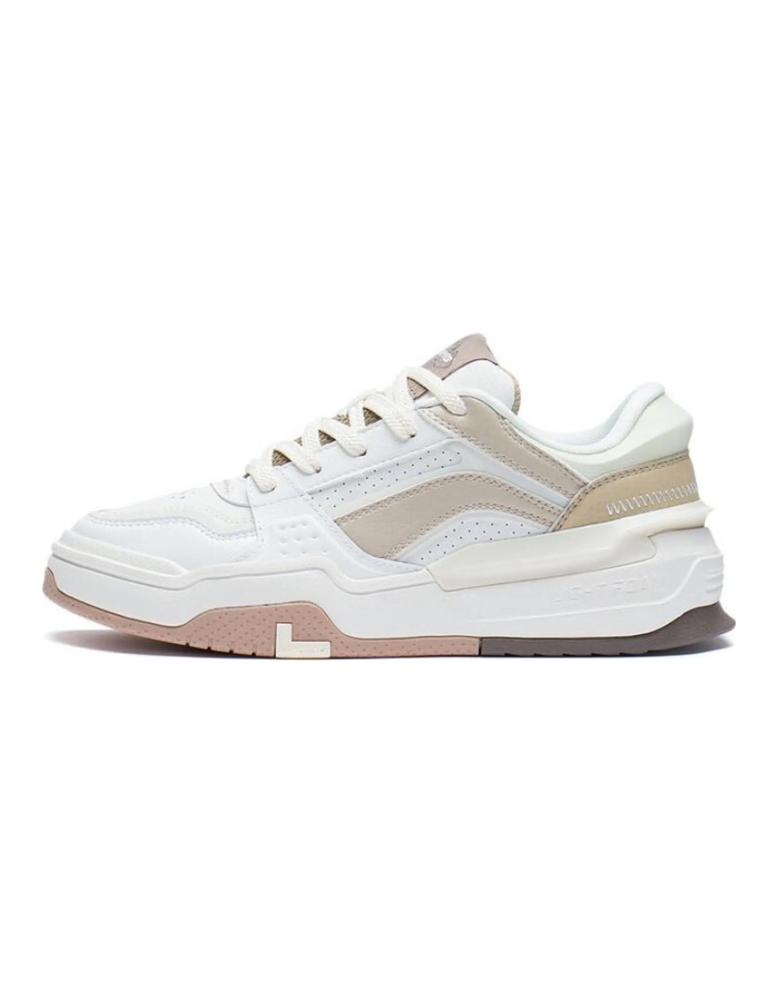 LiNing Participate In The Stars Low-Top Skateboard Shoes Women's Khaki
