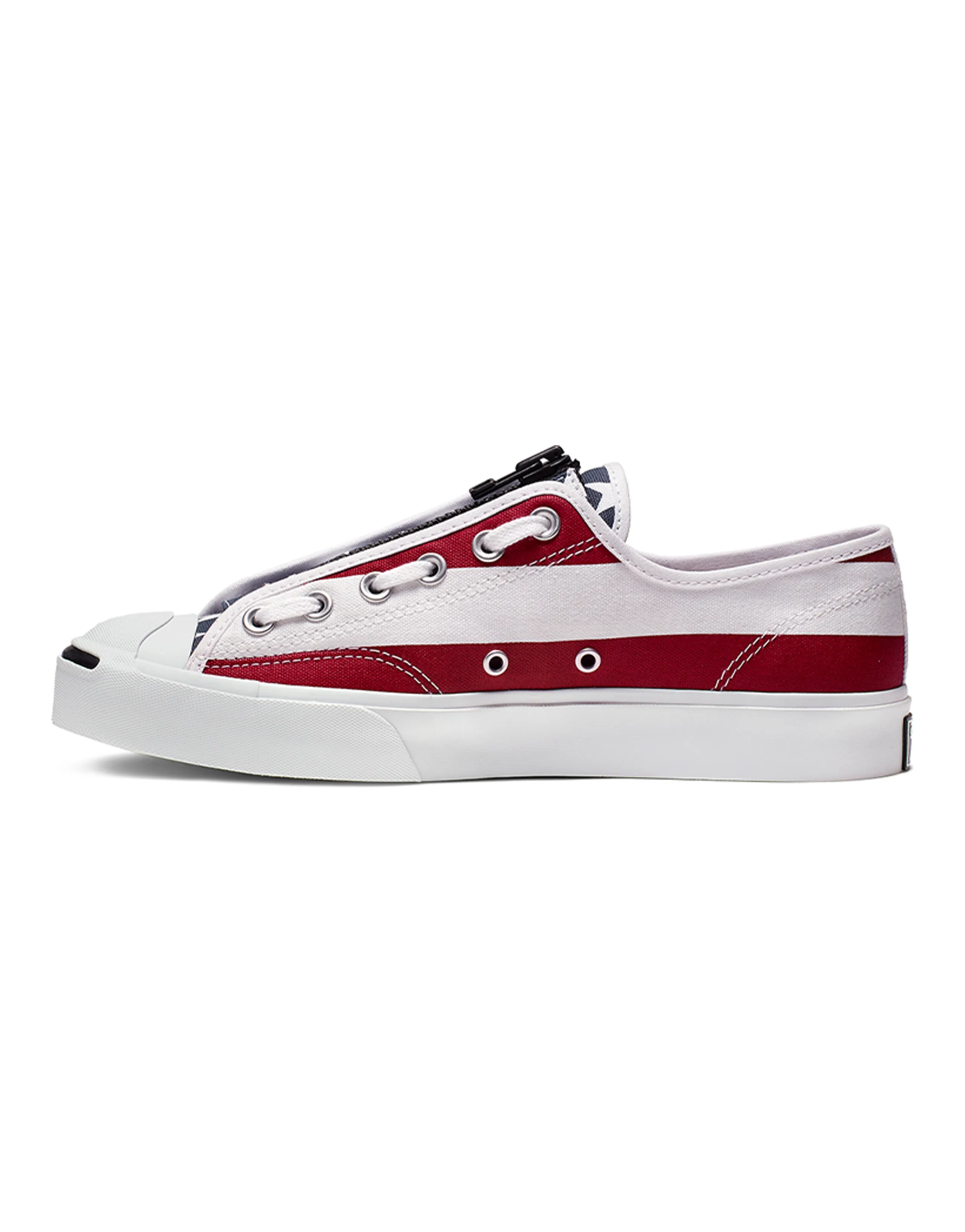 Converse Jack Purcell Zip Ox TakahiroMiyashita TheSoloist White Red