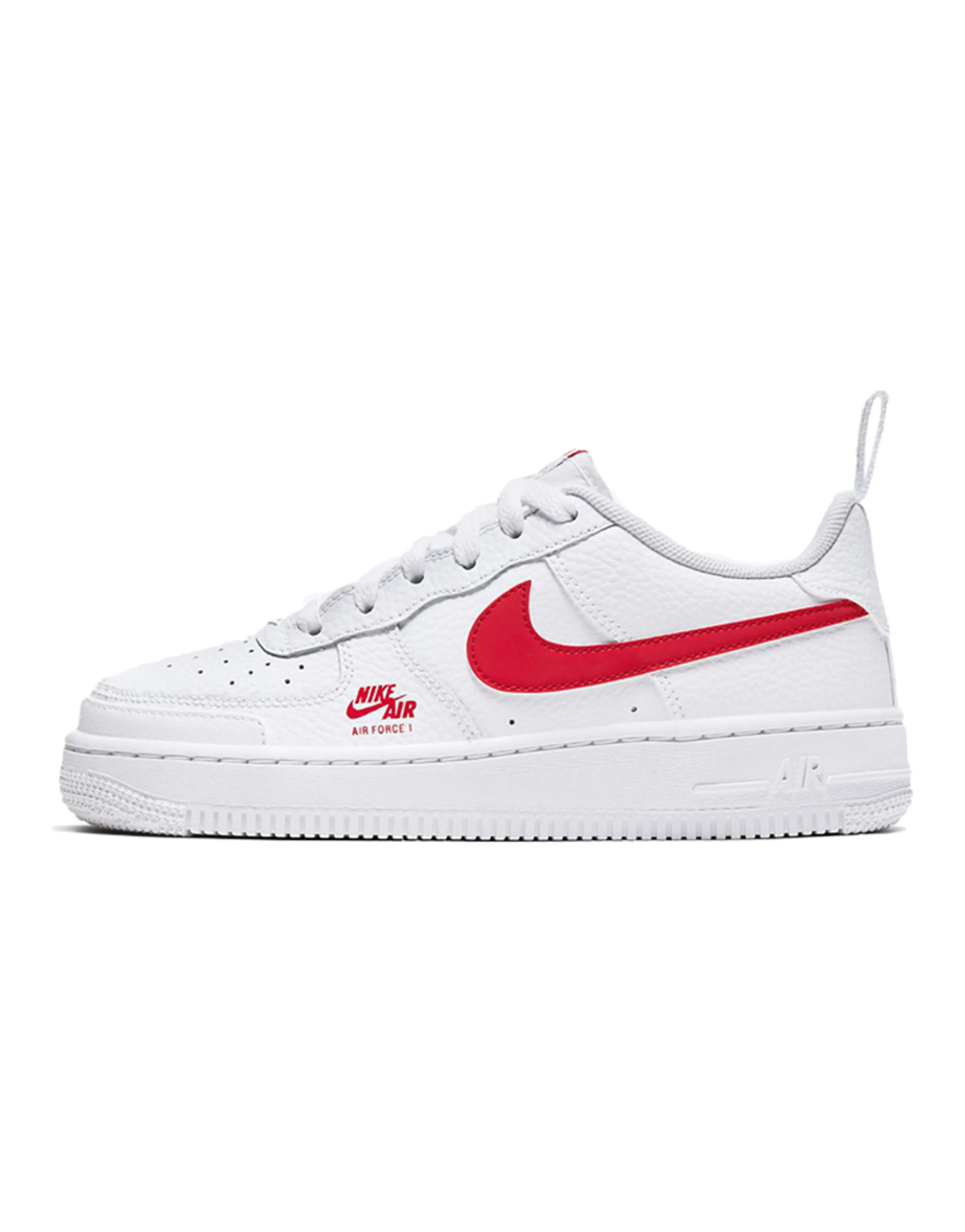 Nike Air Force 1 Low 07 White University Red GS