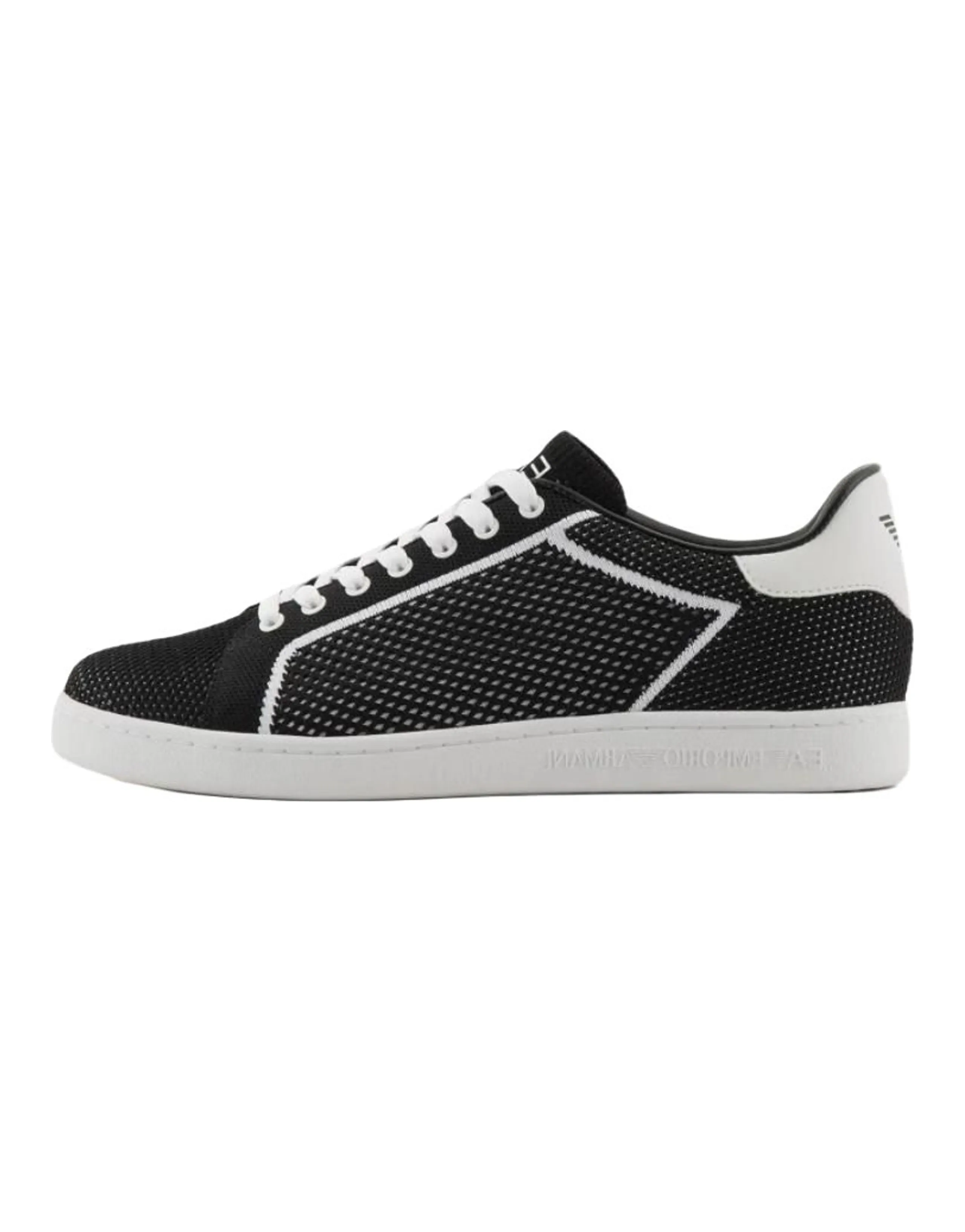 EMPORIO ARMANI EA7 Low-Top Skateboard Shoes Men's Black