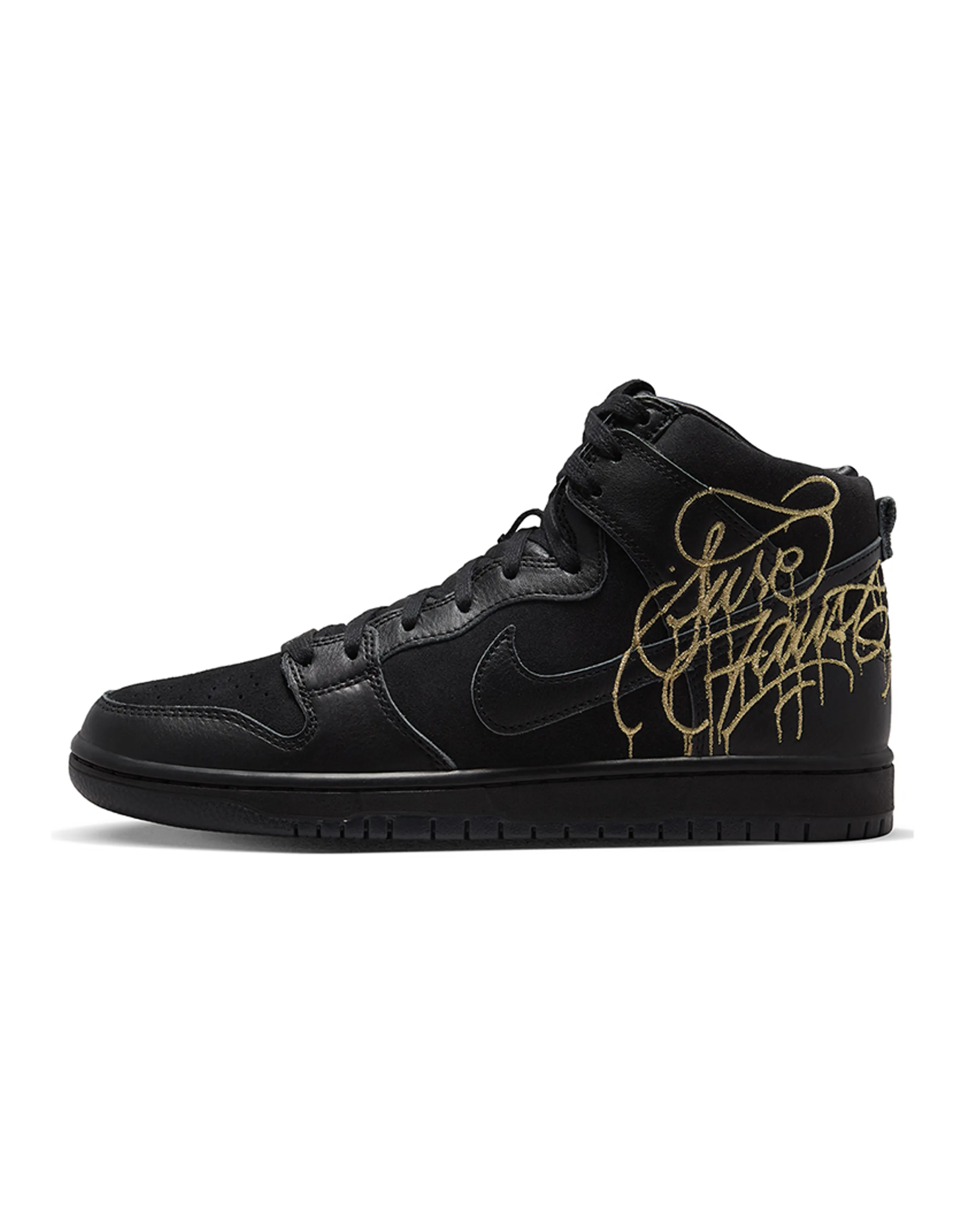 Nike SB Dunk High FAUST Black Gold