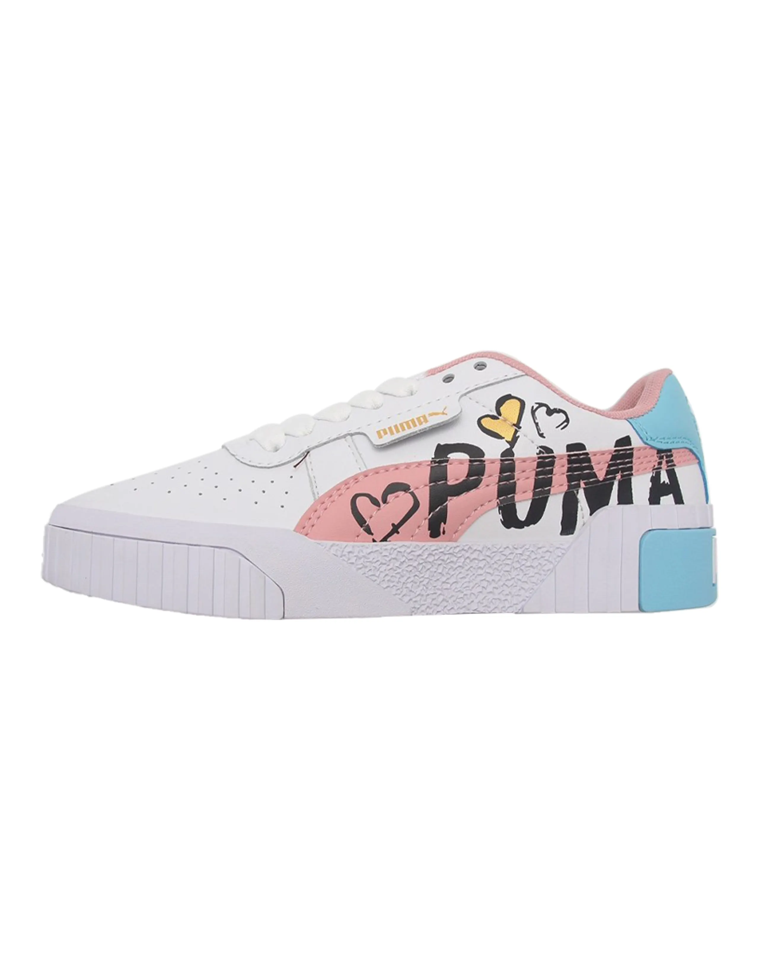 PUMA Cali Skate Shoes 'White Pink' Gs