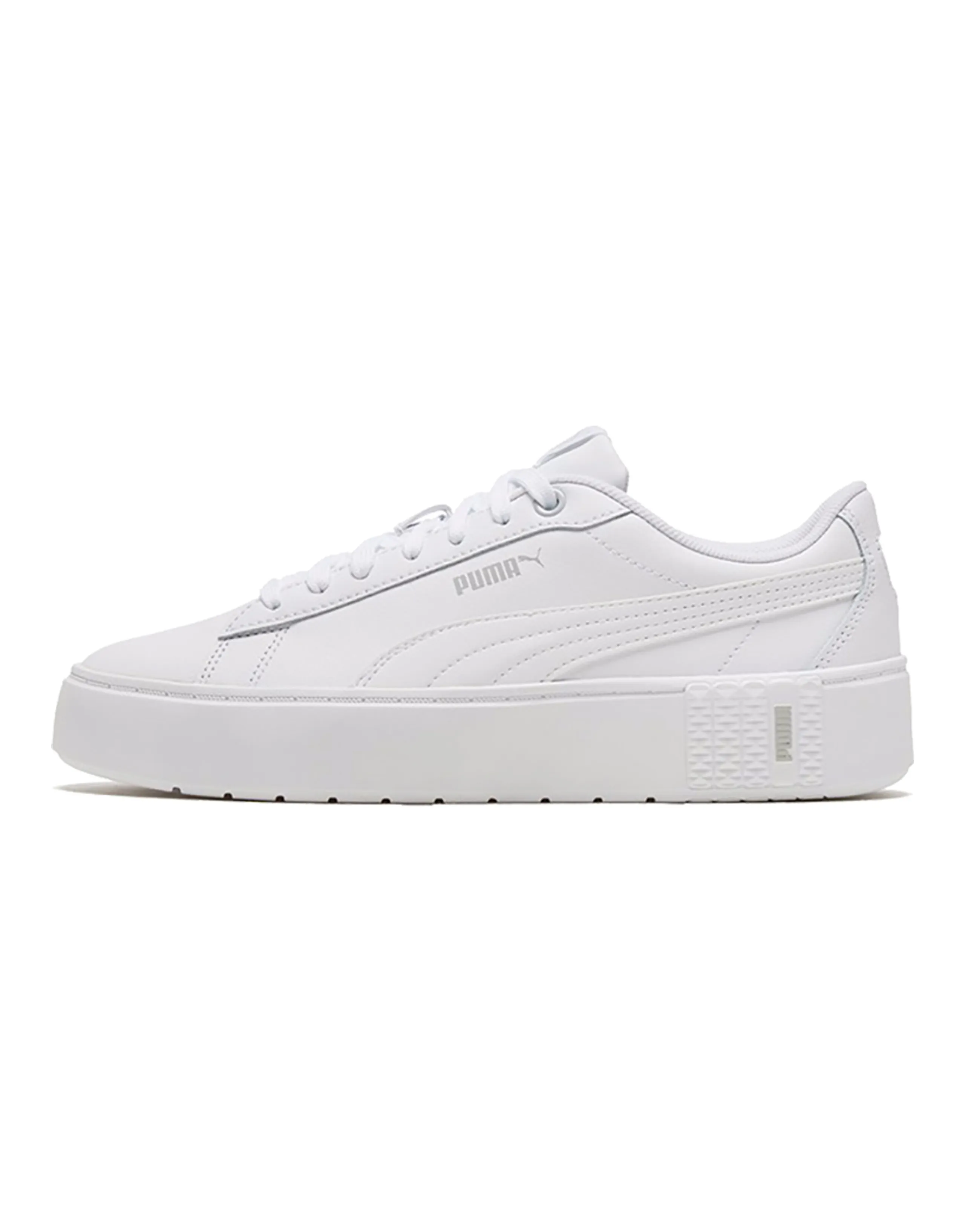 PUMA Smash Platform V2 'Triple White' Women's