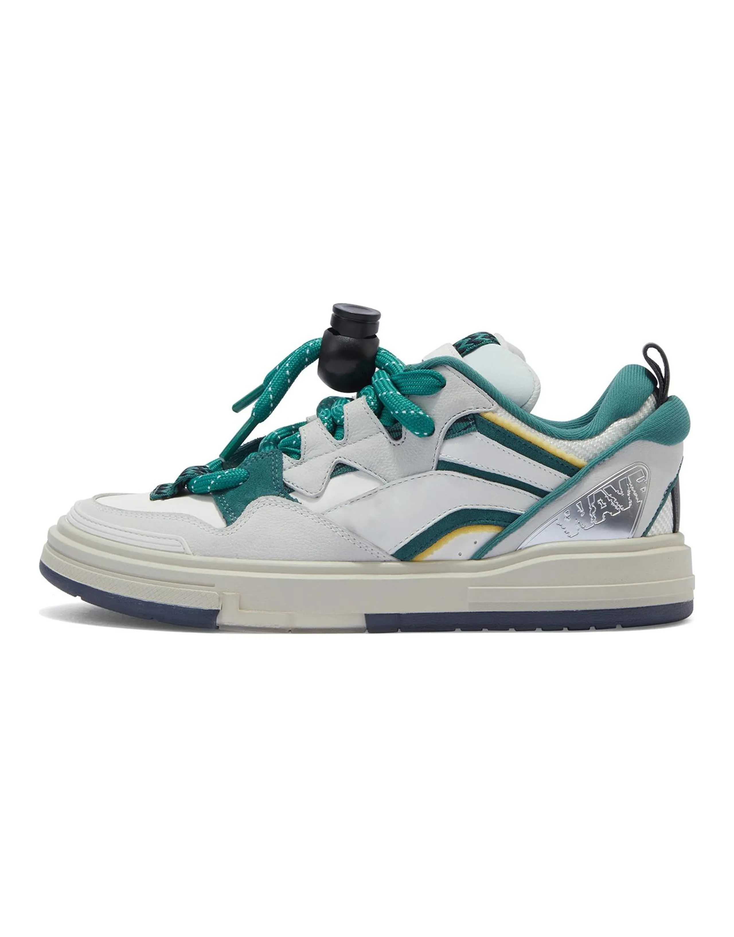 LiNing Wave SWAG Skateboard Shoes Women's Low top Wild Duck Green