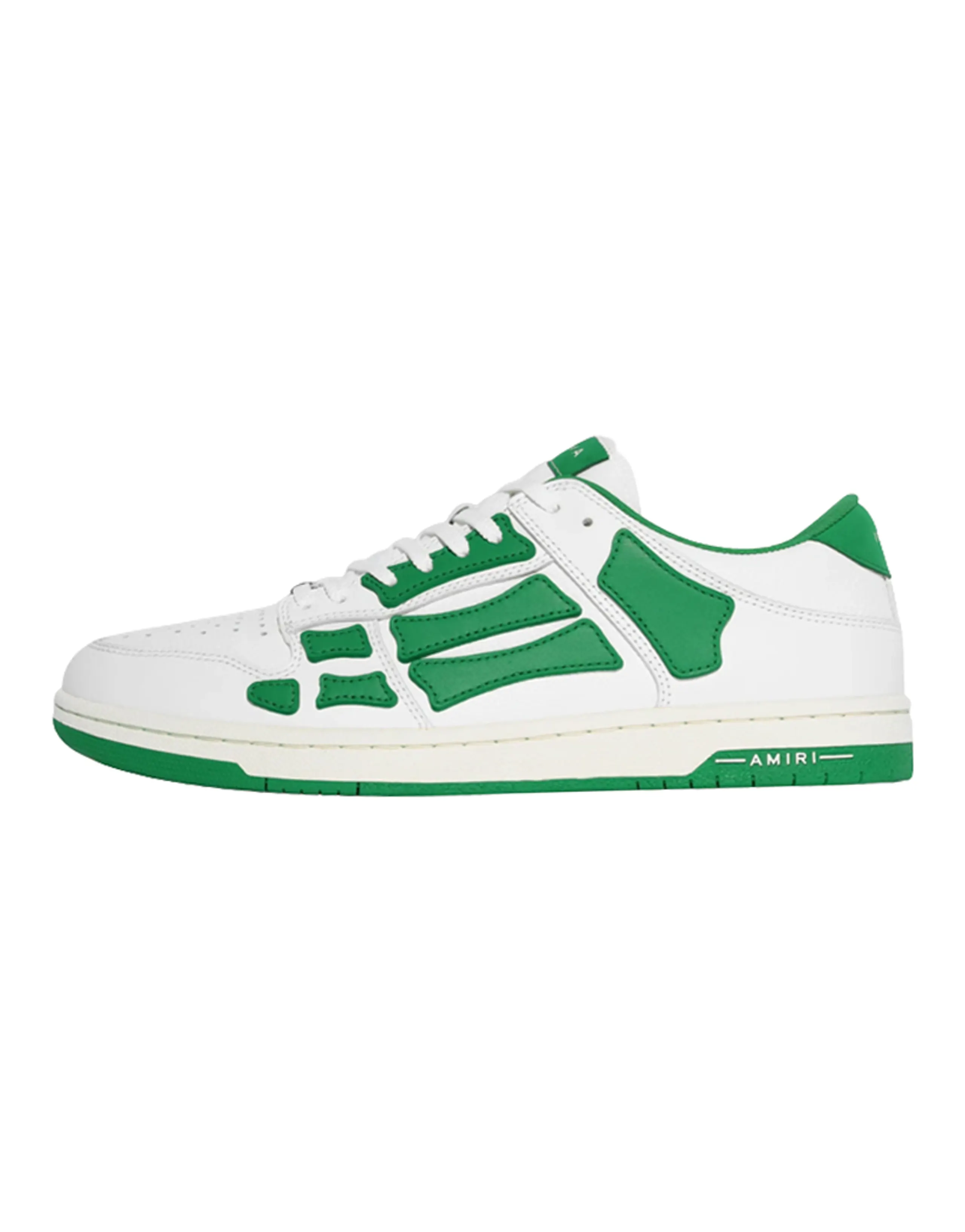 AMIRI Skel Top Low White Green