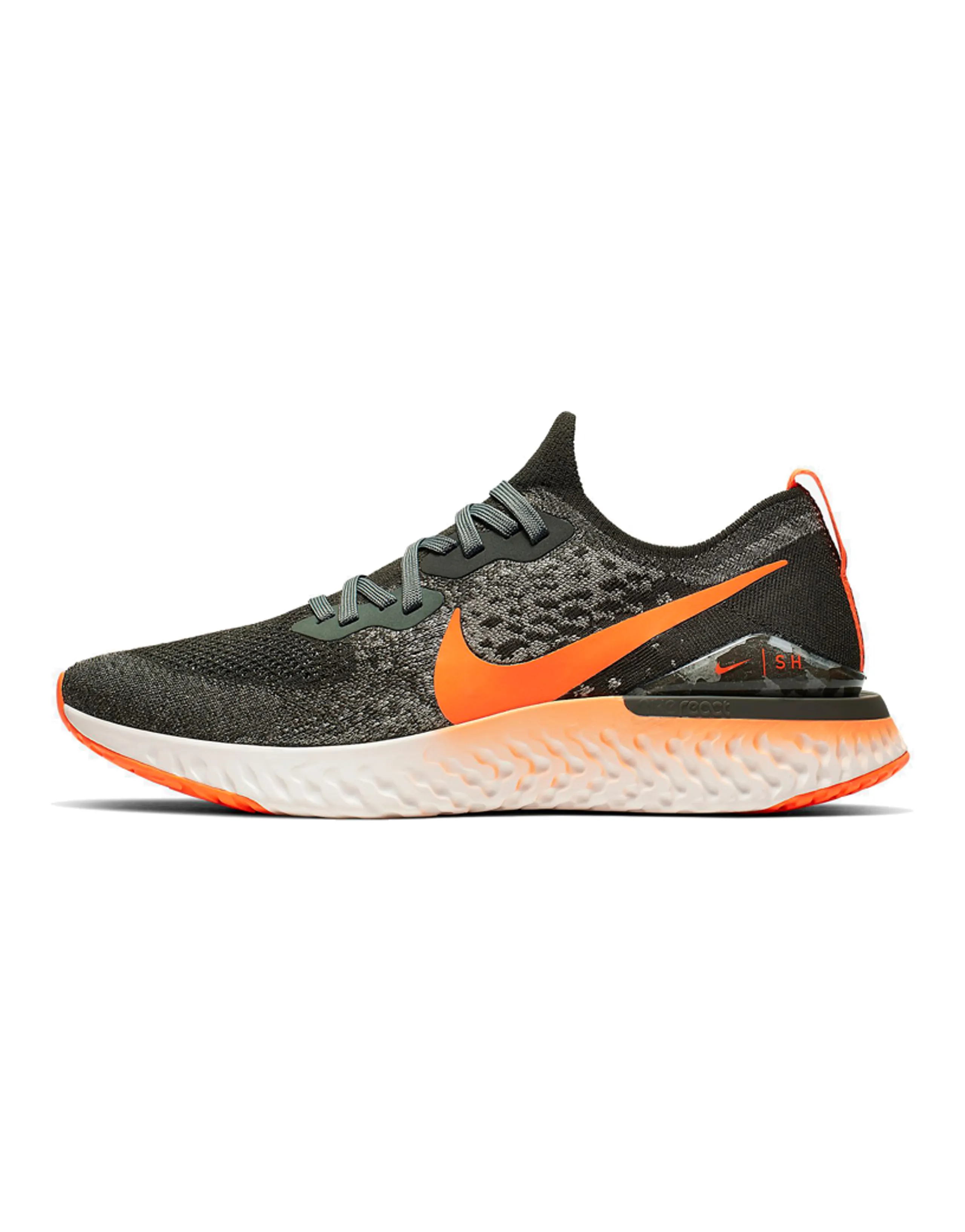 Nike Epic React Flyknit 2 'Black Orange'