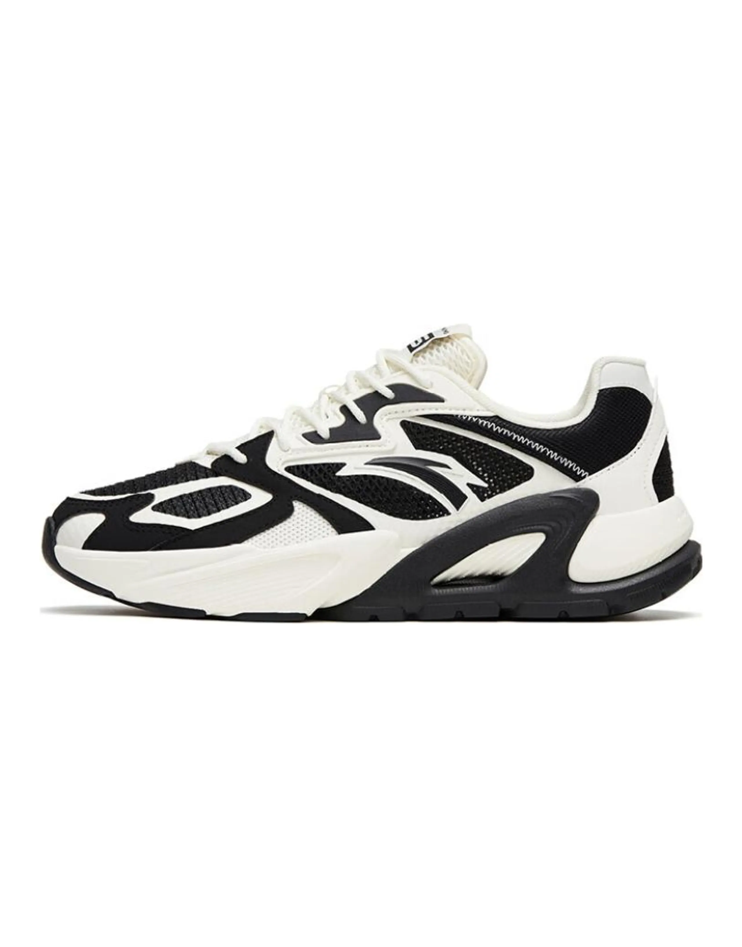 ANTA Millennium 6 Chunky Sneakers Men Low-Top Black White