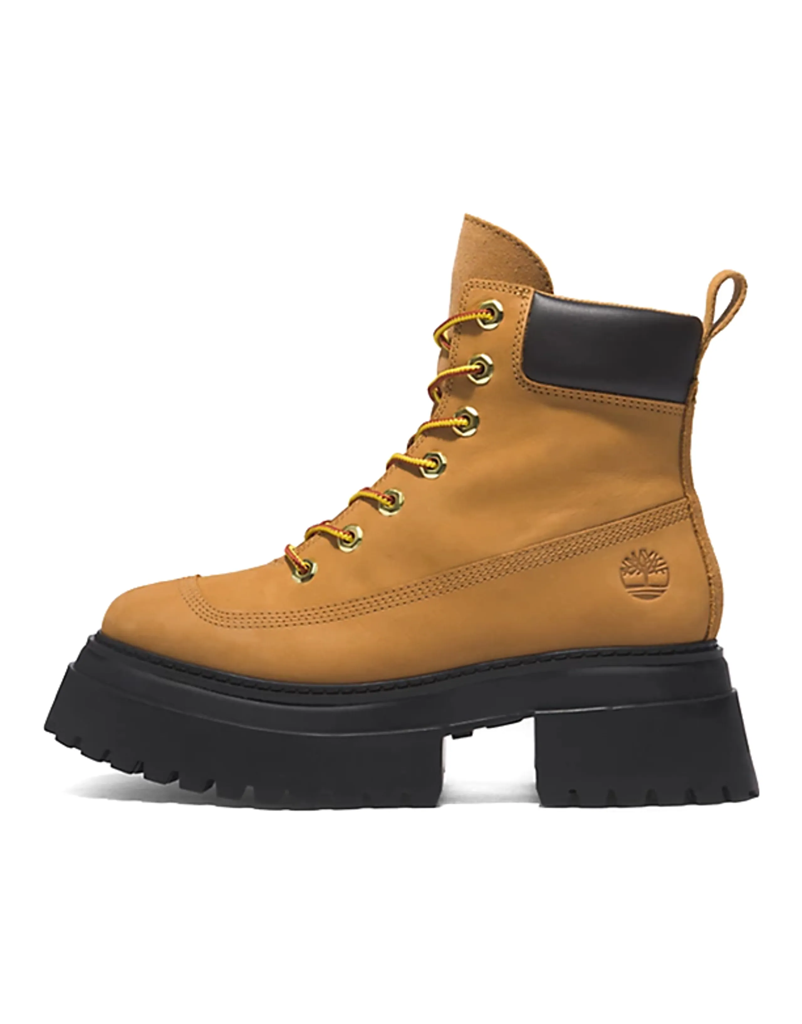 Timberland Sky 6 Inch Lace Up Boots 'Wheat Nubuck' Women's