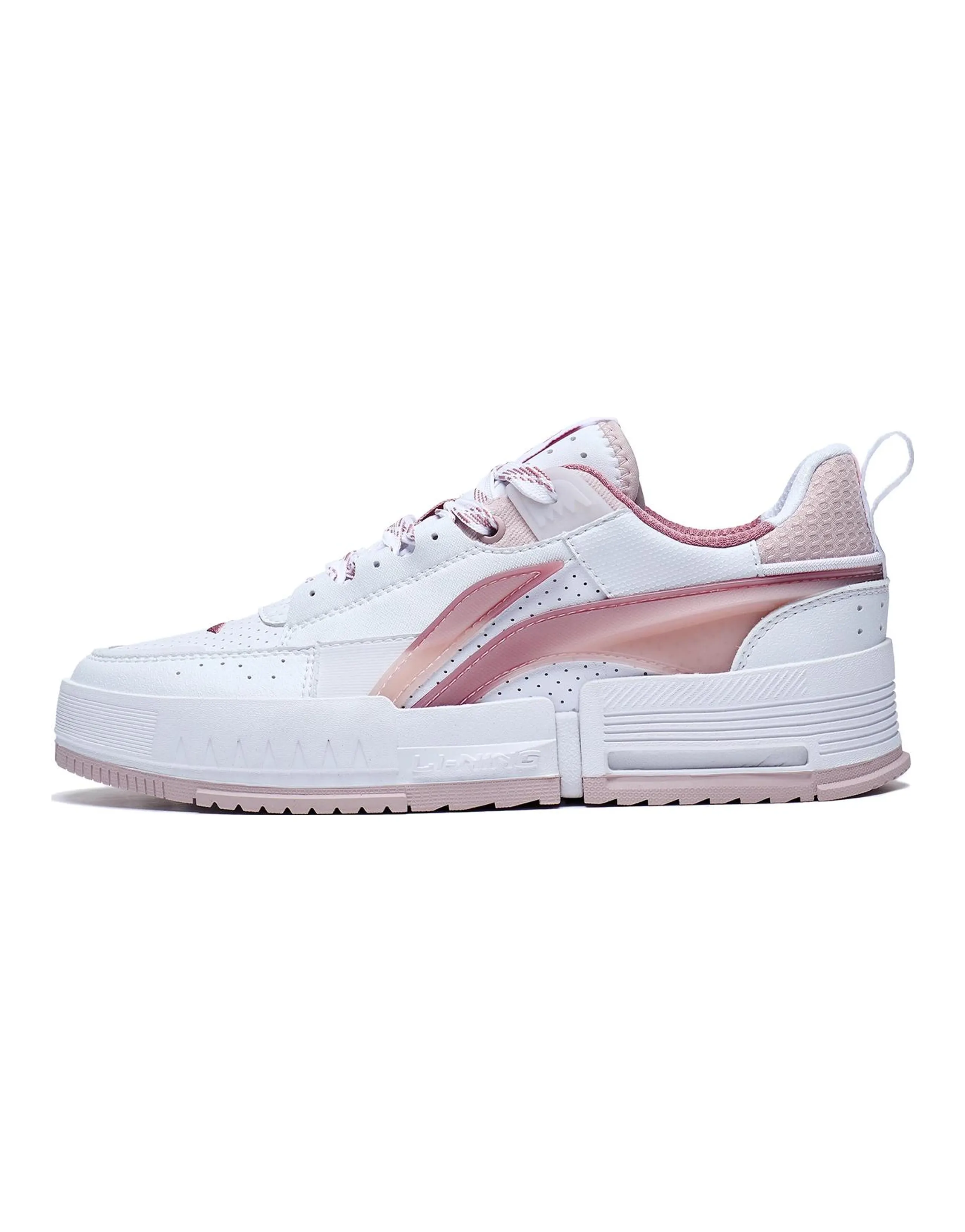 LINING Casual Shoes Women's Low-Top White Pink