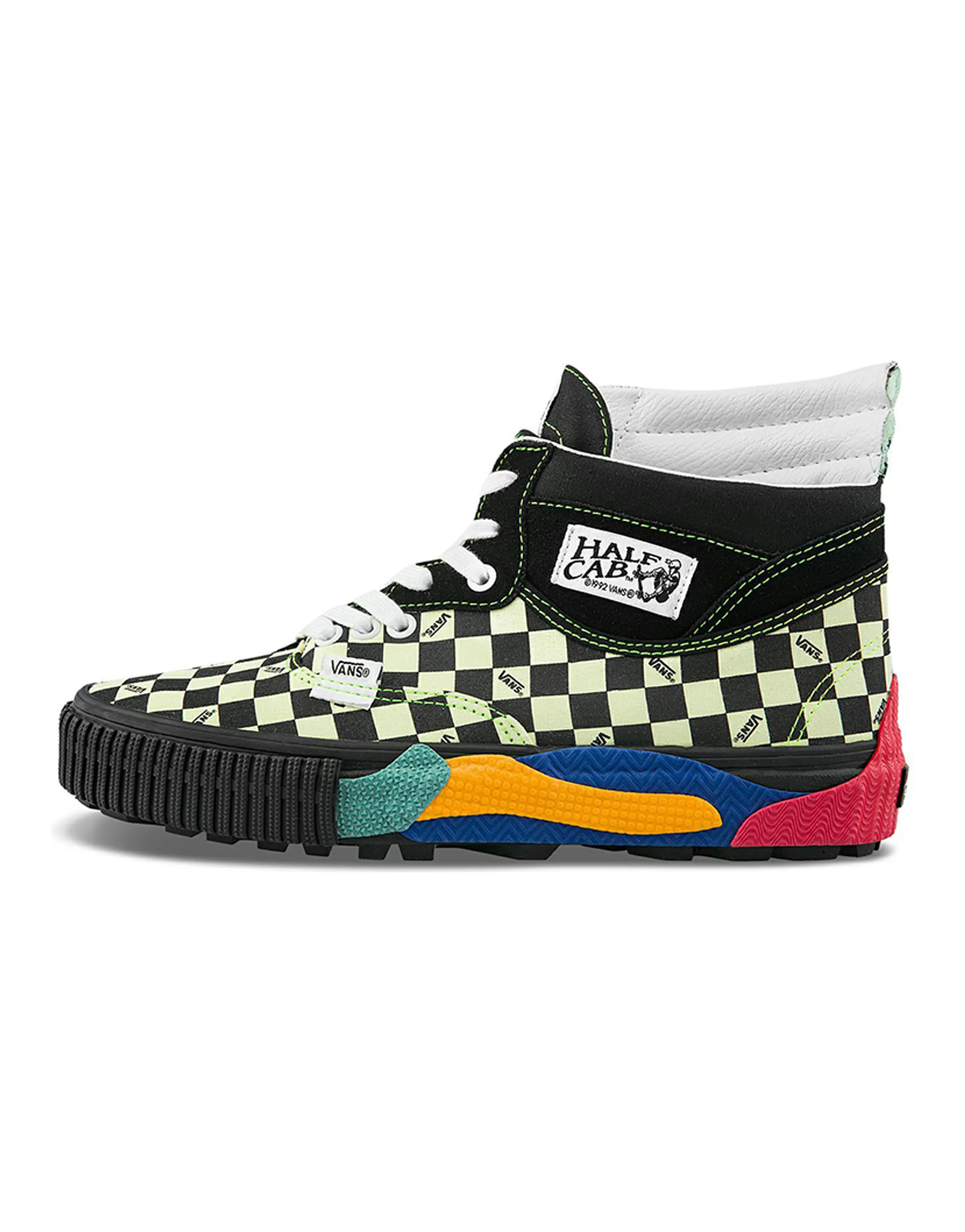 Vans Vault Cap Mash Hi Lx Checkerboard Multi
