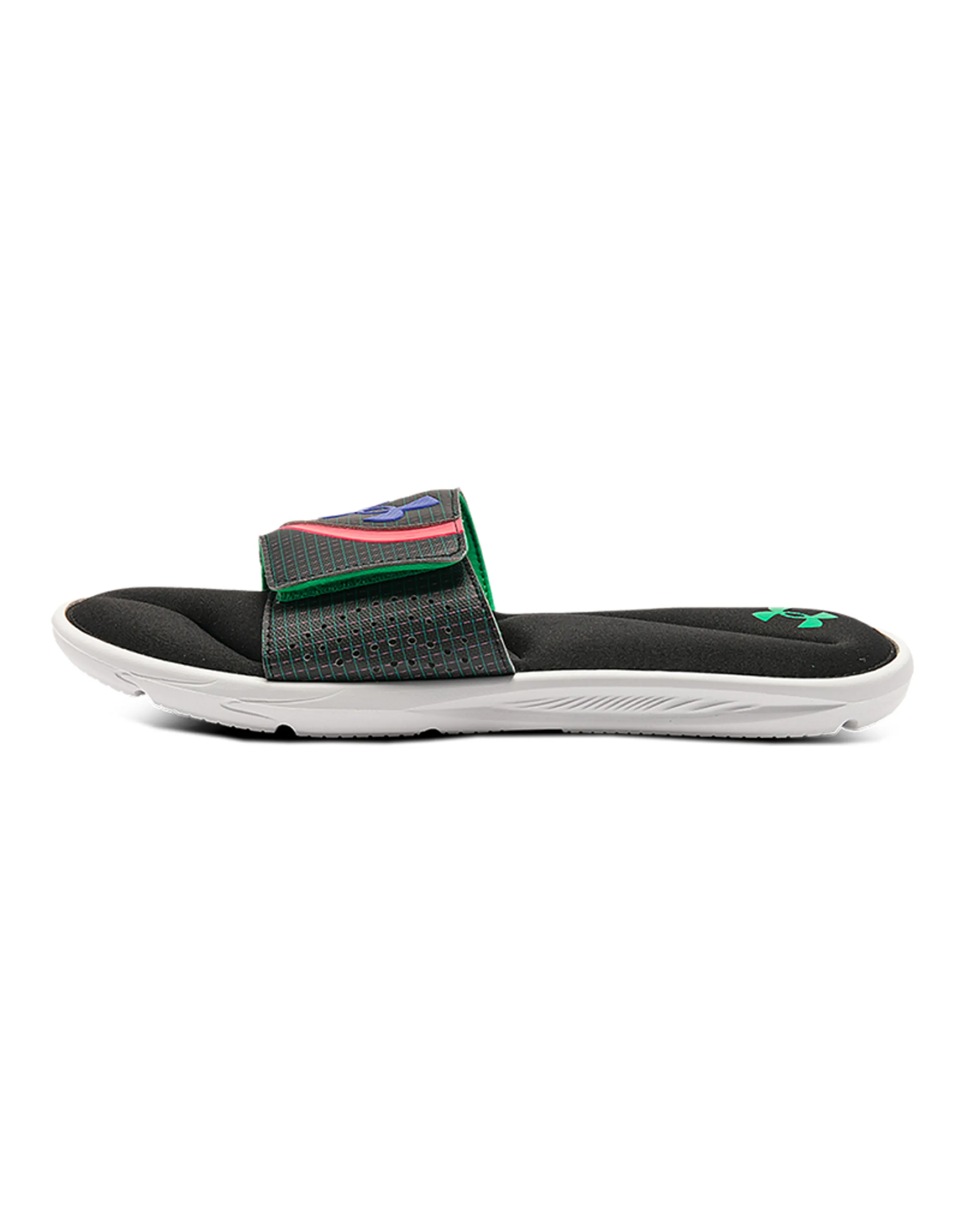 Under Armour Ignite 6 Graphic Strap Slide 'Black Cerise'