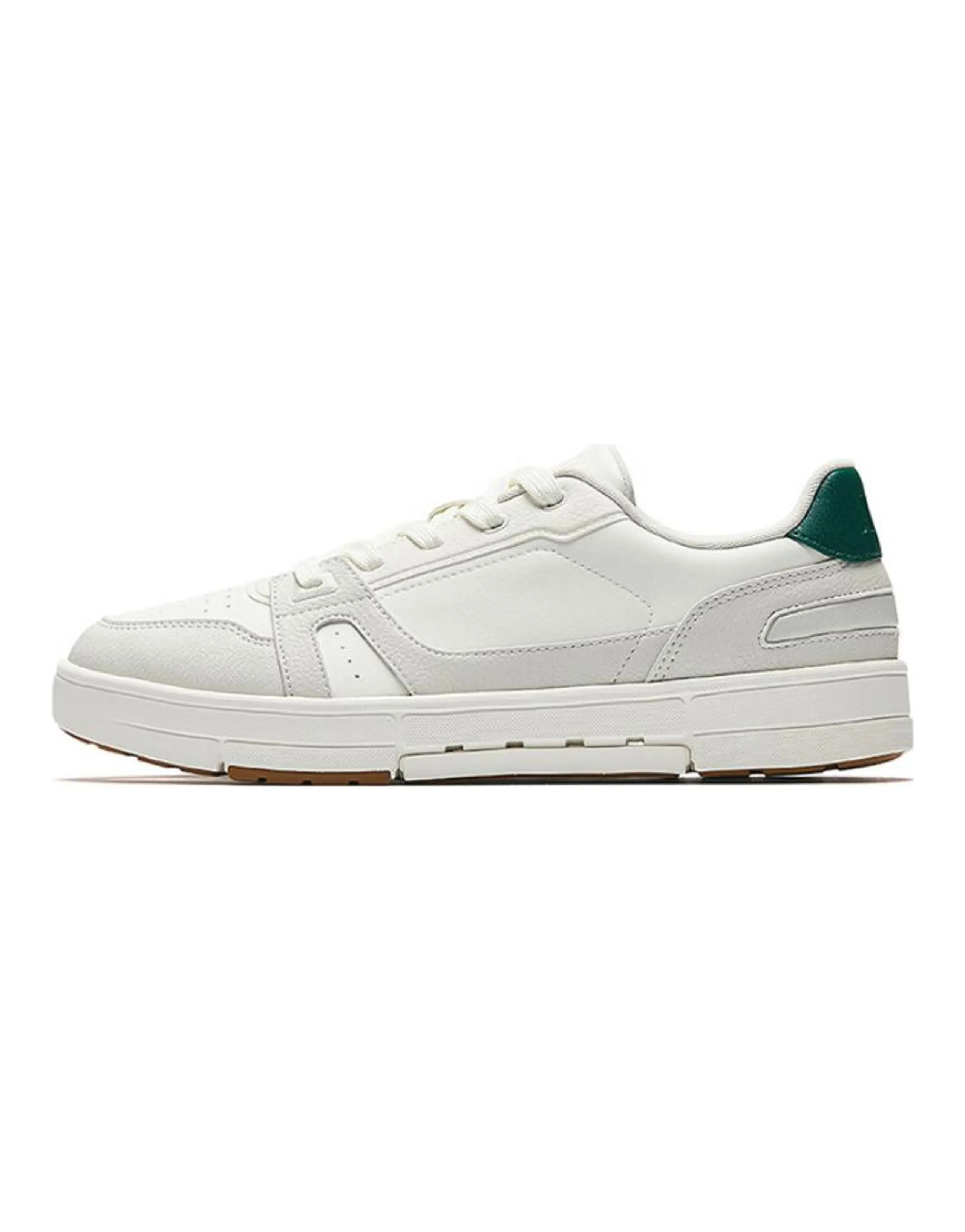 Anta 'Breathe' Comfortable Fashion Breathable Slip-Resistant Low-Top Sneakers Men's White Grey