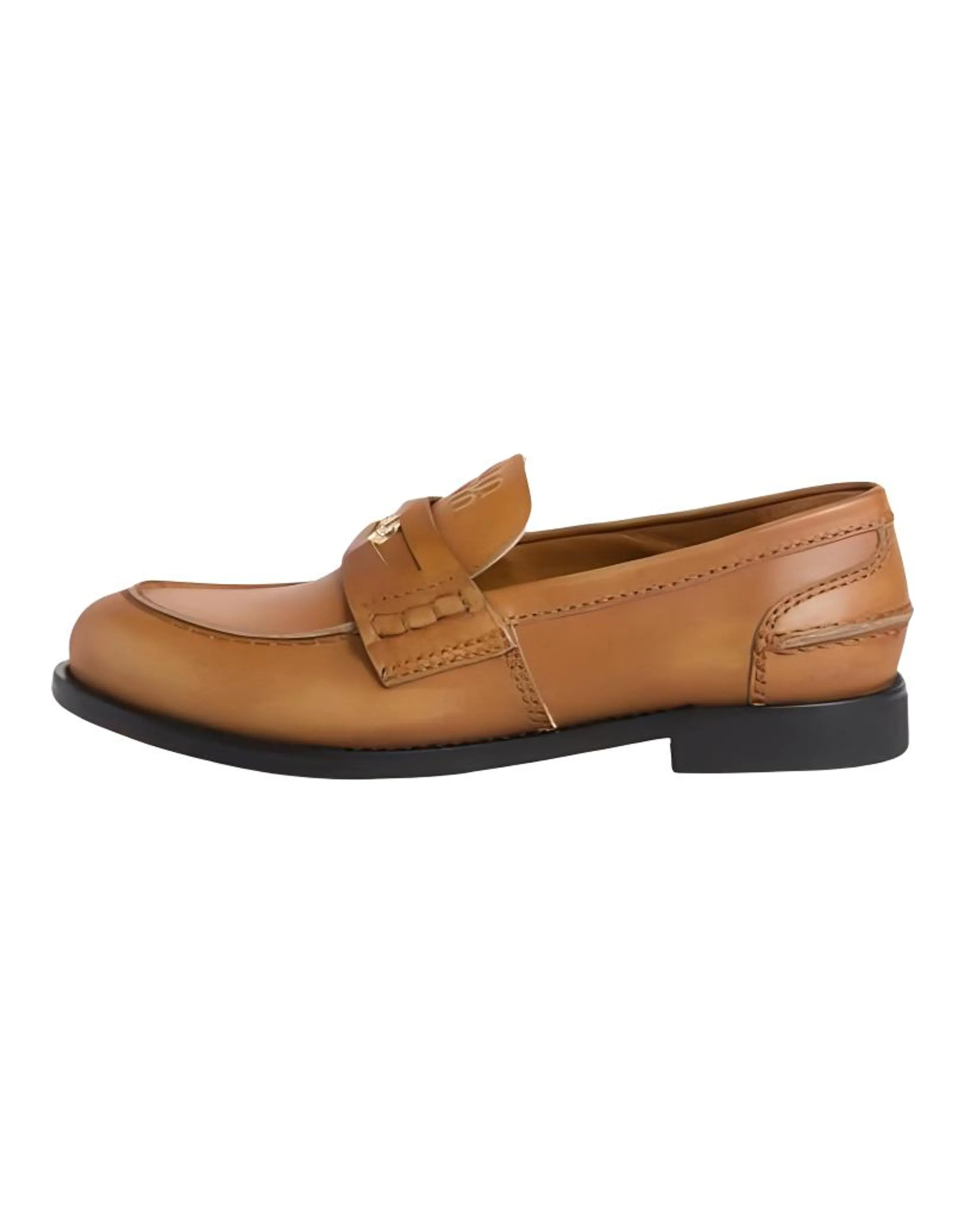 MIU MIU Penny Loafers Women's Umber