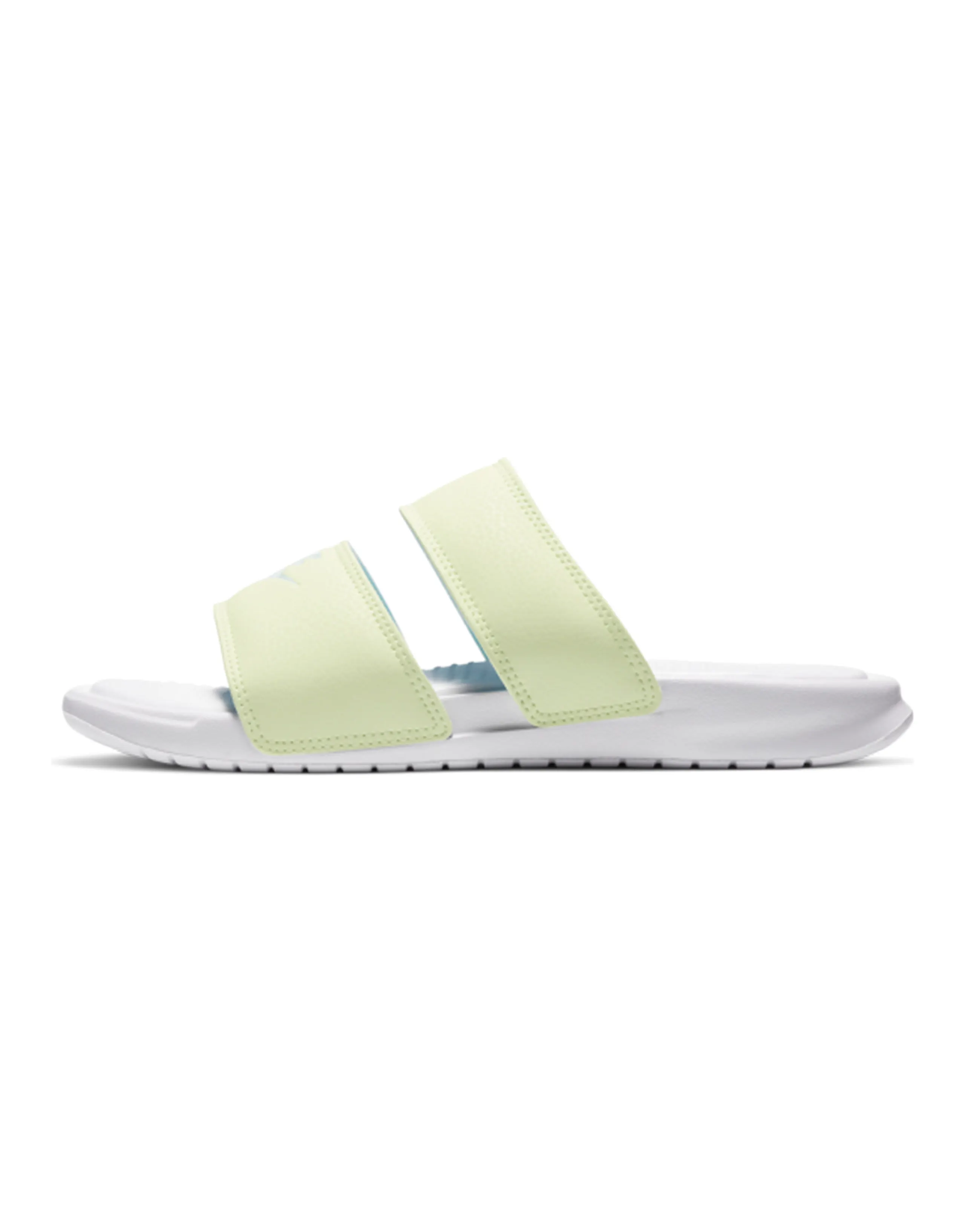 Nike Benassi Duo Ultra Slide White/Yellow Women's