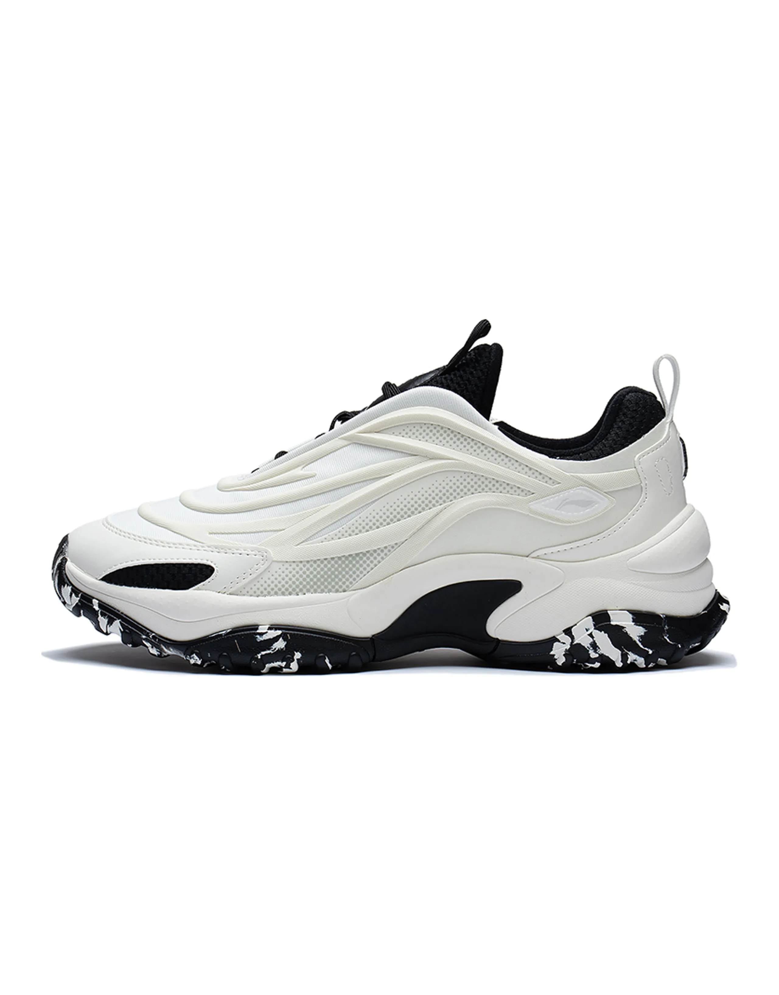 LiNing Aurora WindWalker V2 Low-Top Sports Casual Shoes Men's White Black