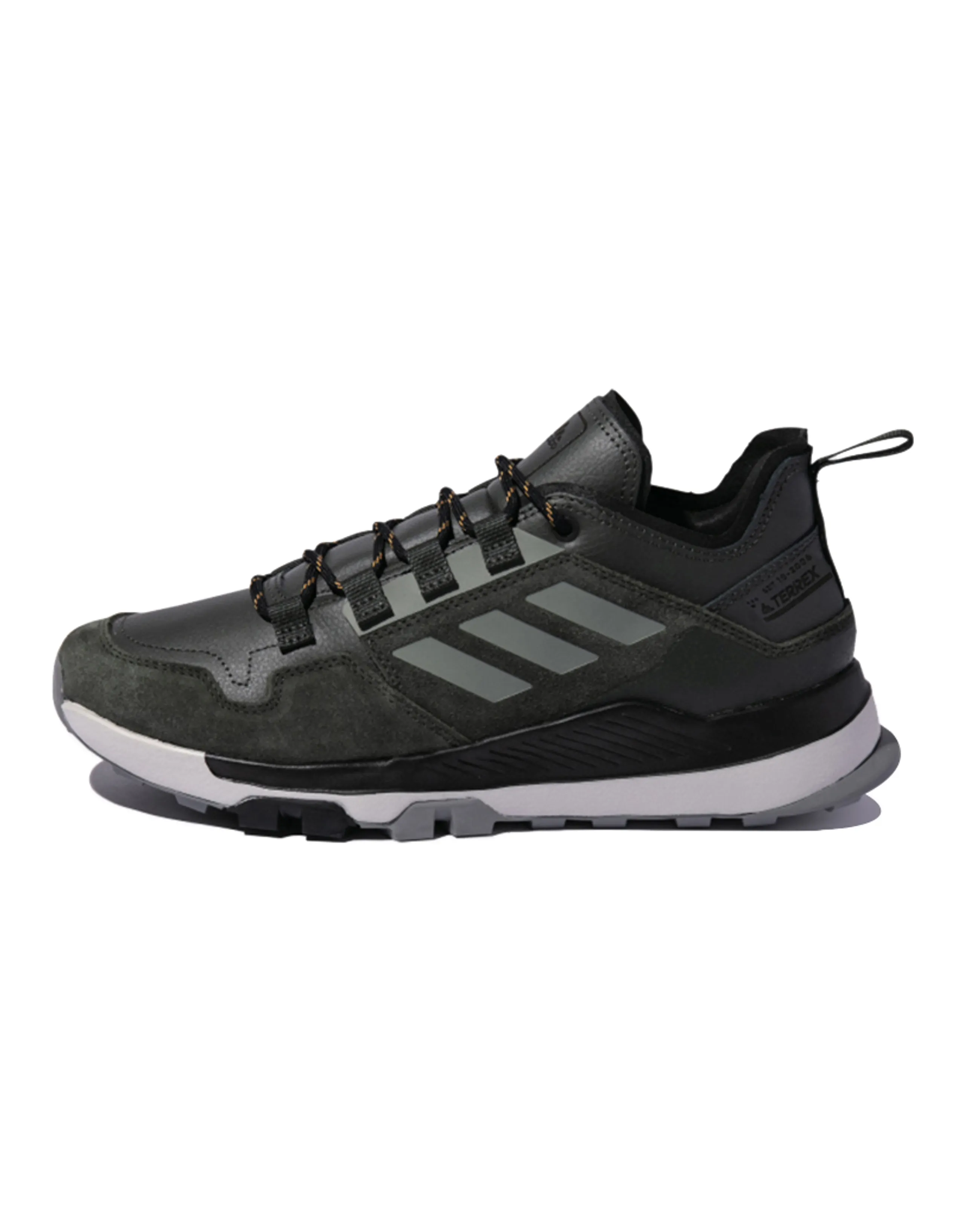 Terrex Hikster Adidas Leather Low 'Black Green'