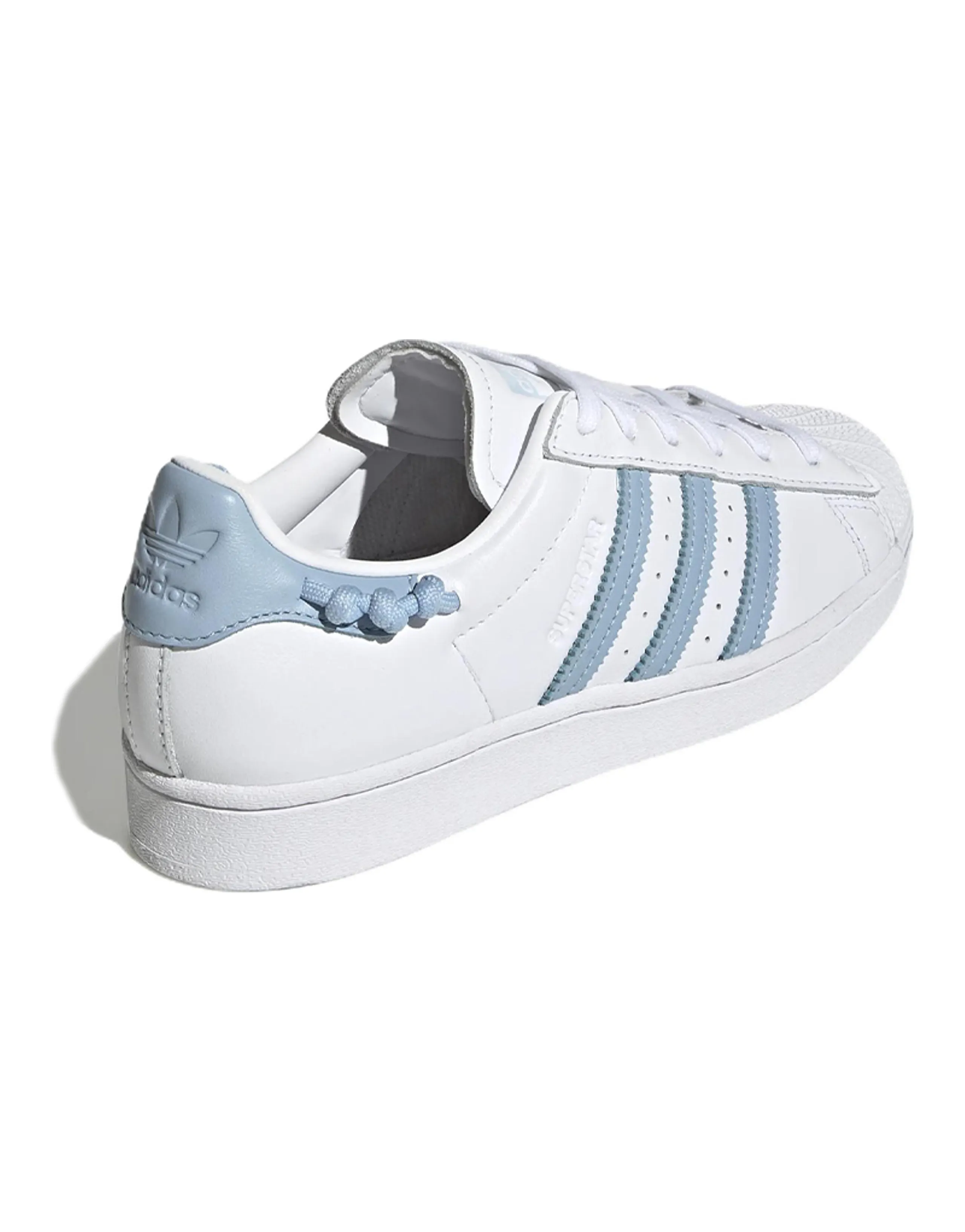 Adidas Women's Superstar 'Knotted Rope   White Clear Sky' Women's
