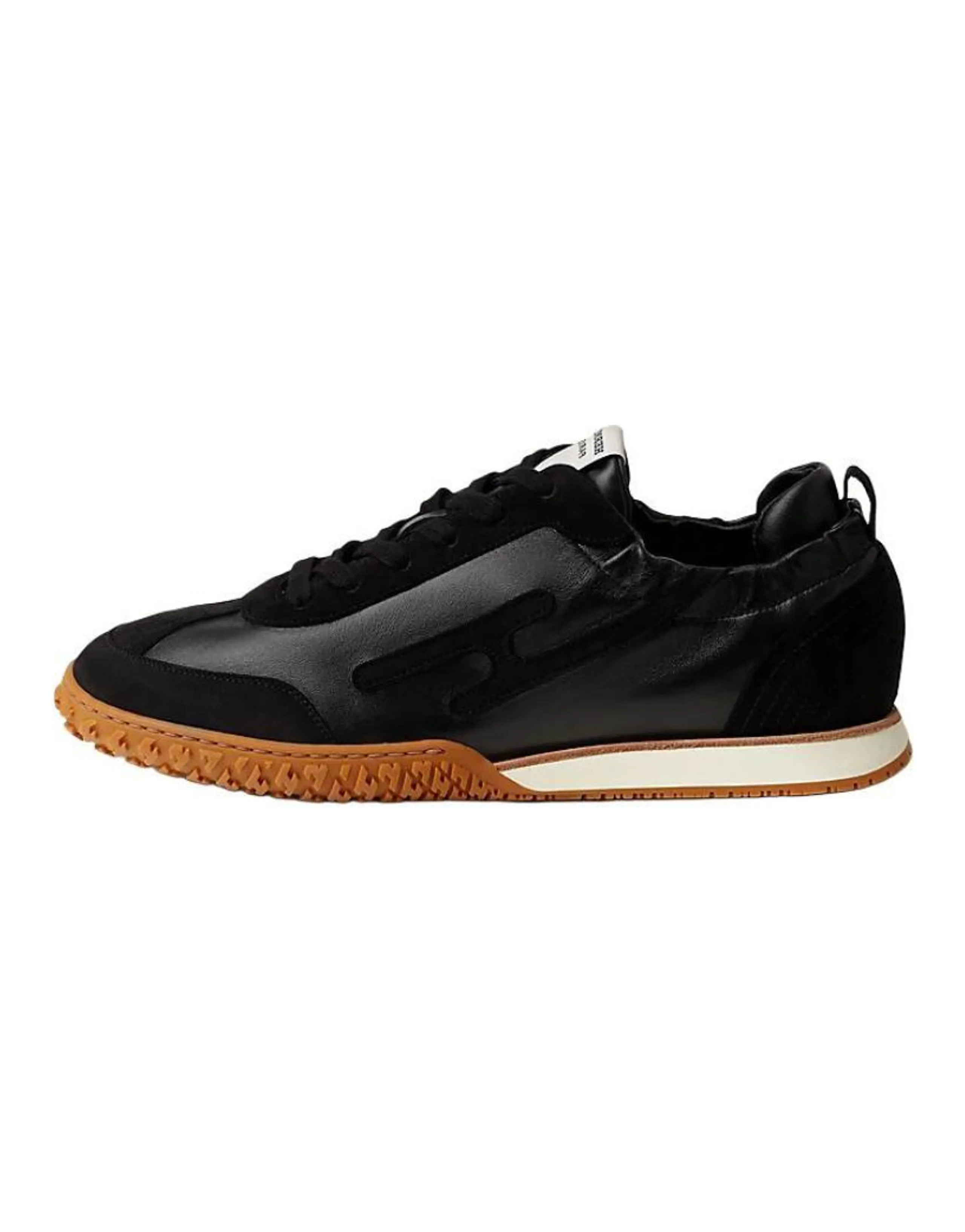 HERMES Low-Top Casual Shoes Men's Black