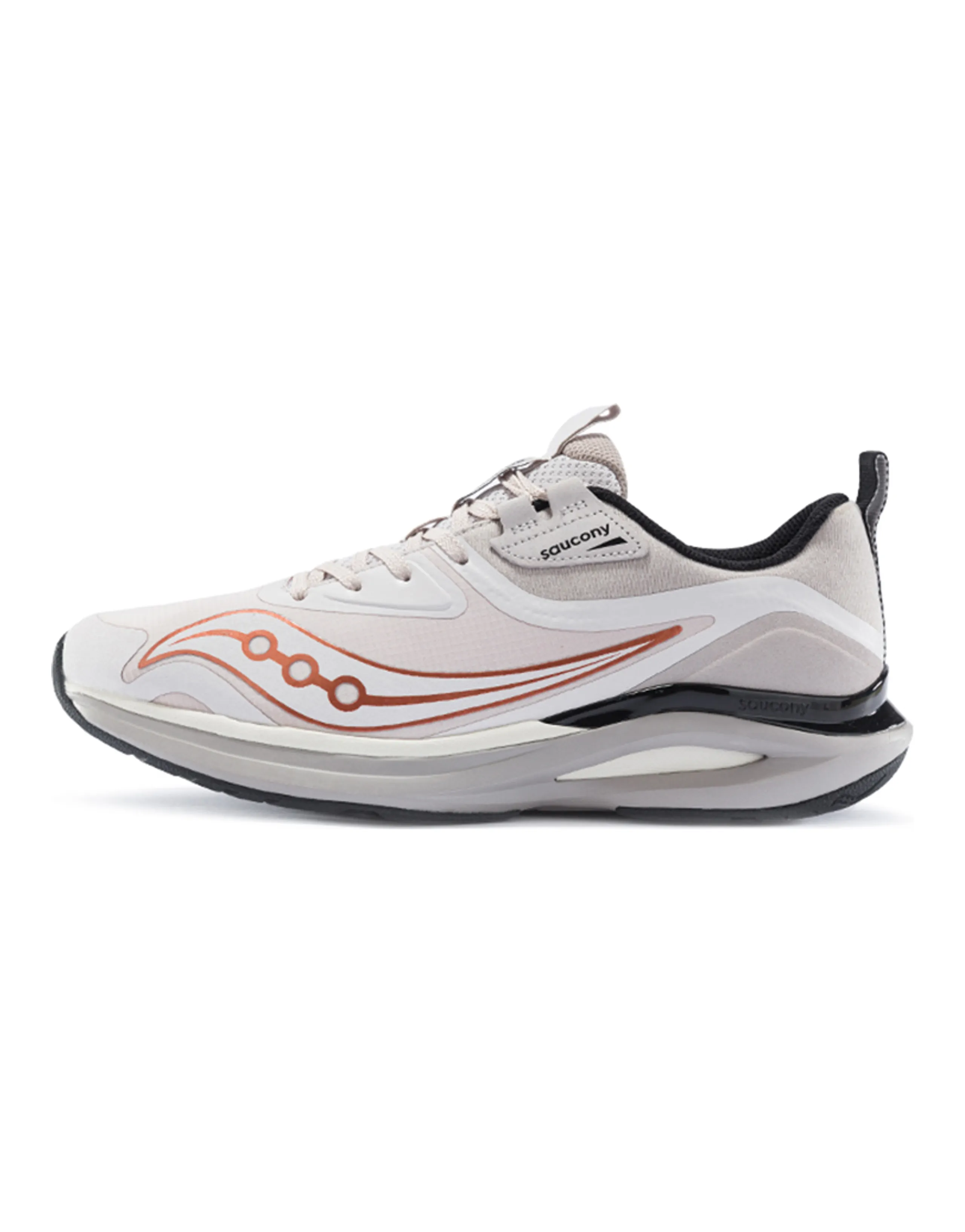 Saucony Jaeger Junior 1.5 Wear-Resistant Cushion Low-Top Running Shoes Men's Beige Orange