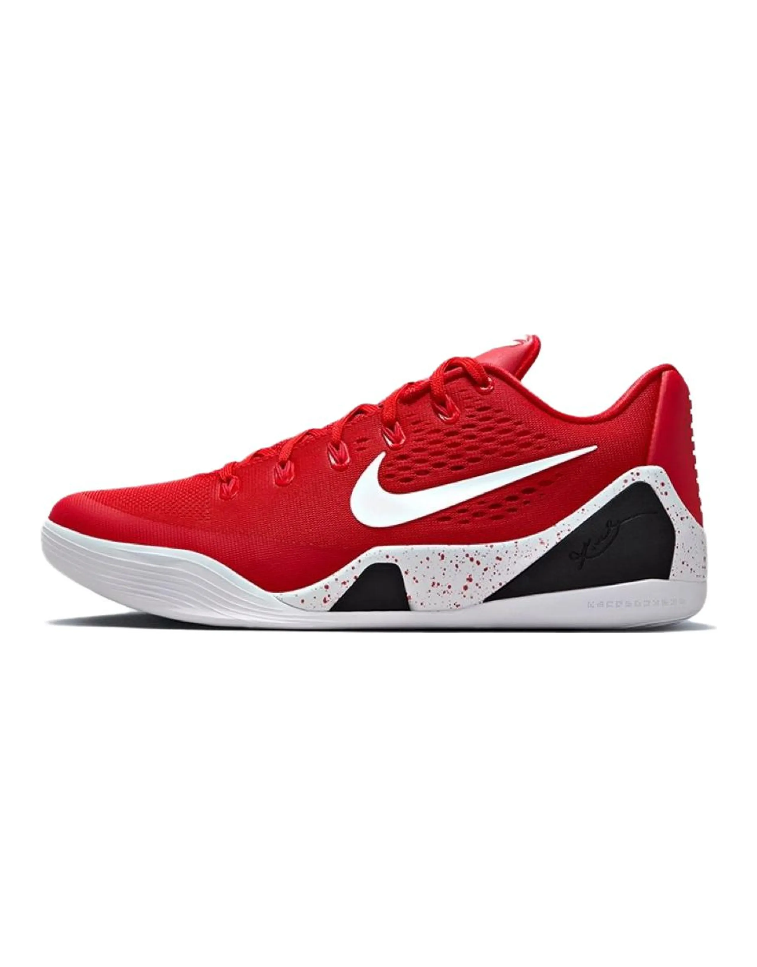 Nike Kobe 9 Elite Low Protro TB Comfortable Versatile Slip-Resistant Wear-Resistant Low-Top Basketball Shoes Unisex Red White