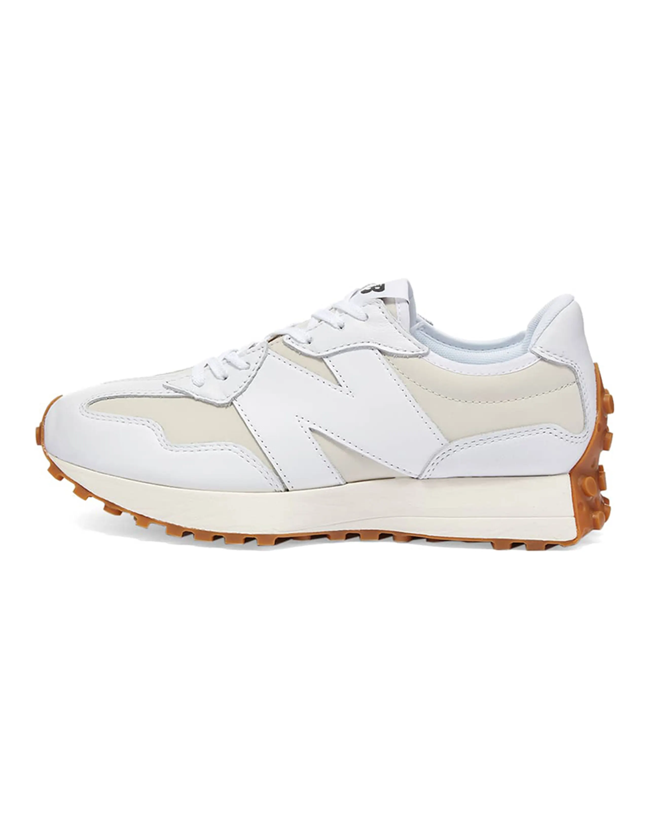 New Balance 327 White Moonbeam Gum Women's