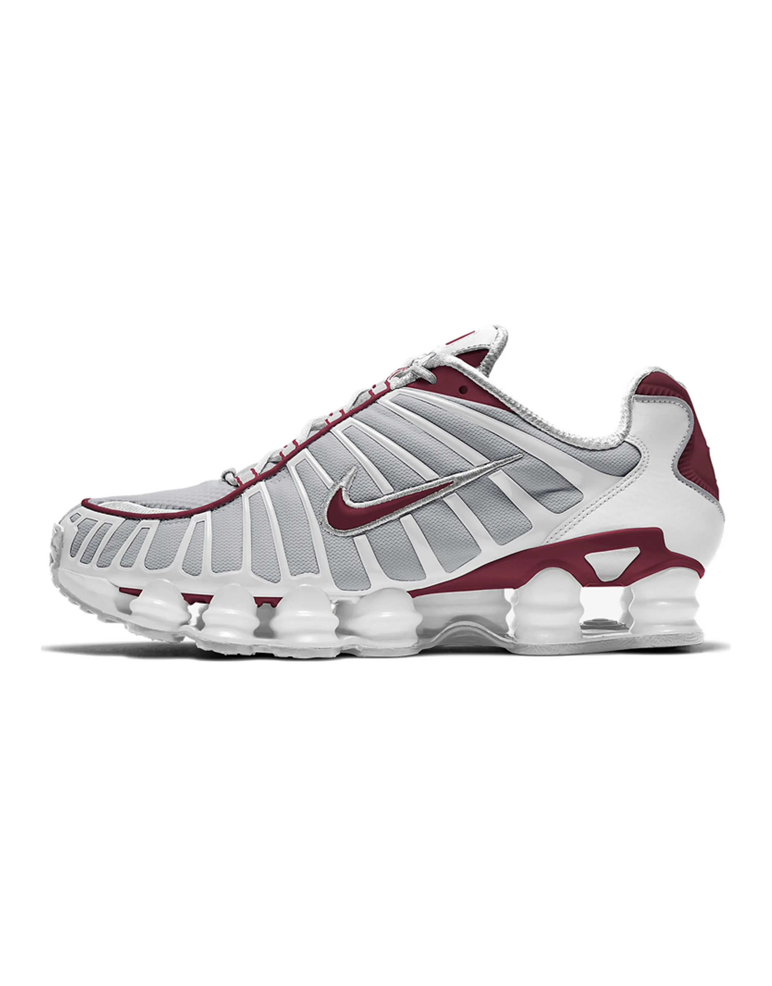 Nike Shox Tl Neutral Grey Team Red