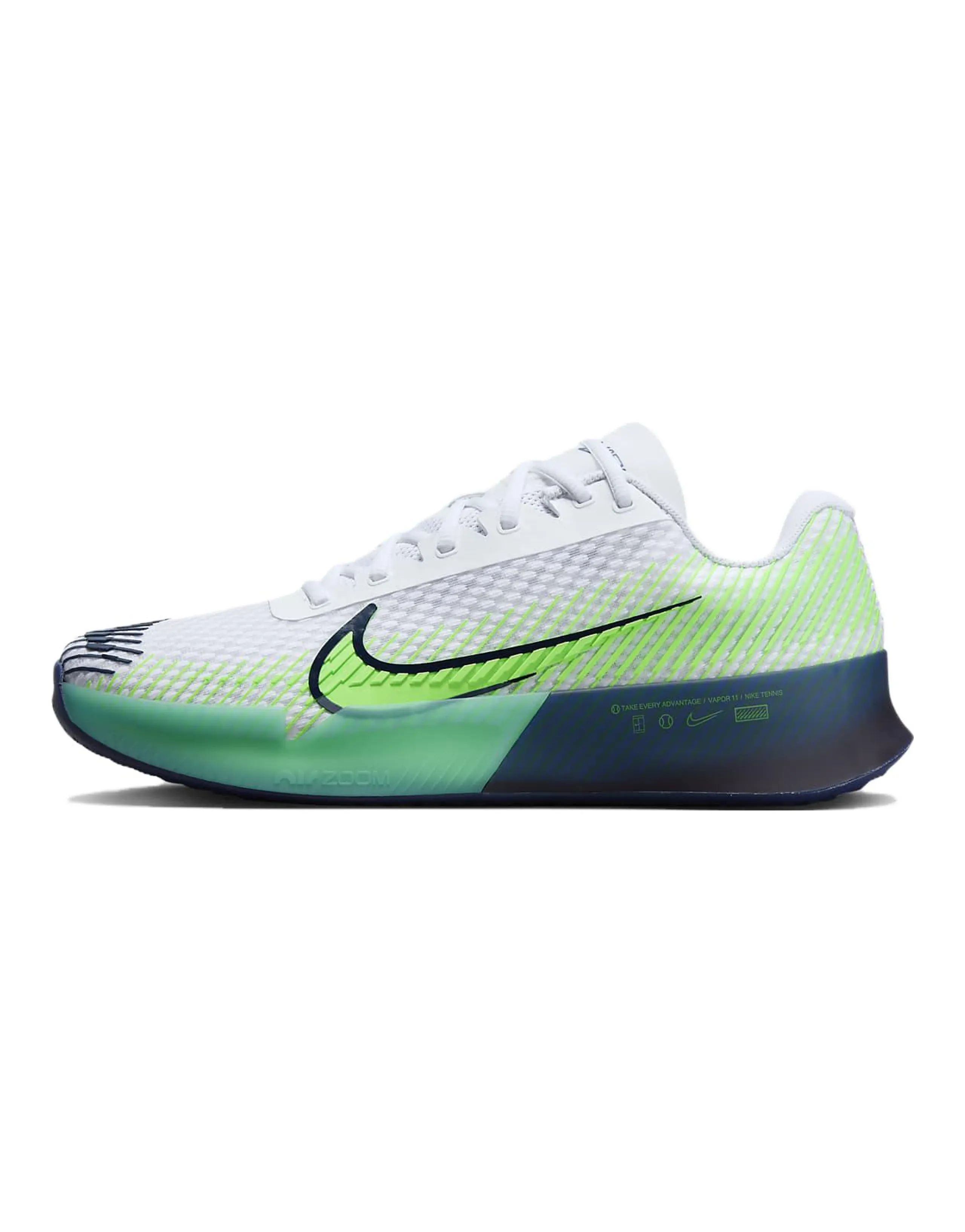 Nike Zoom Vapor 11 Hc 'White Green Strike Navy'