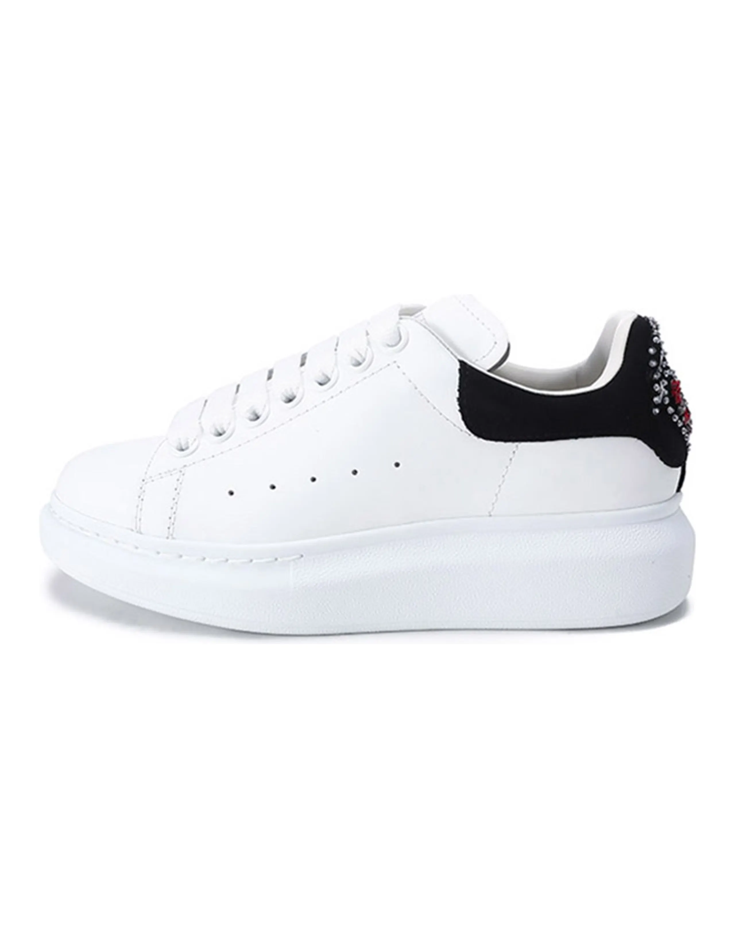 Alexander McQueen Oversized Shoes 'Off White Black' Women's