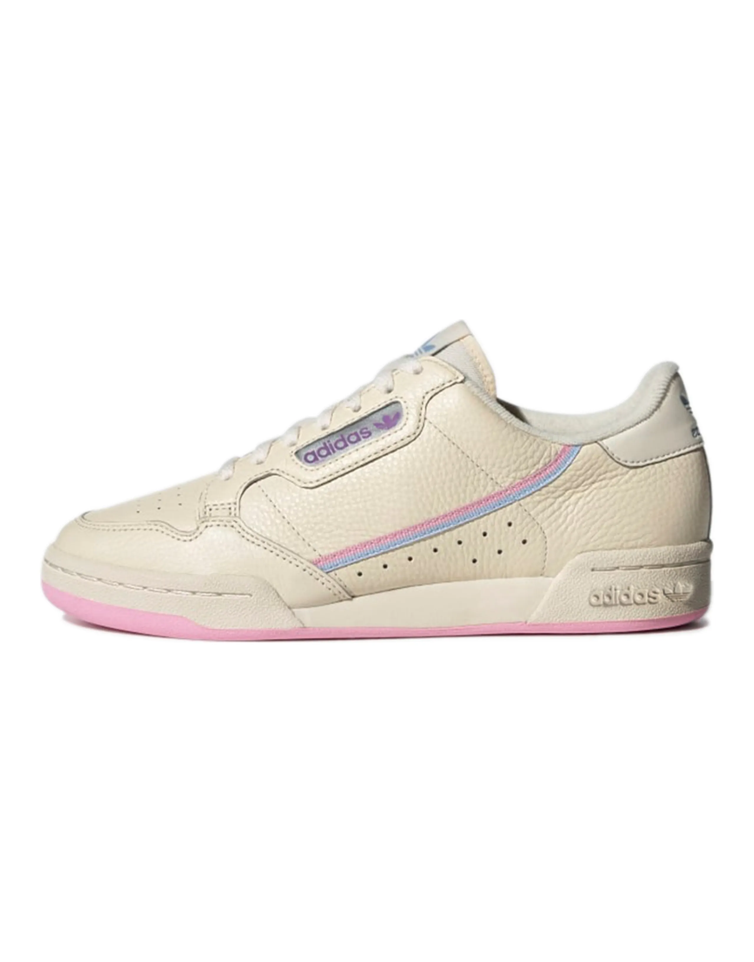 Adidas Originals Continental 80 Ecru Tint True Pink Women's