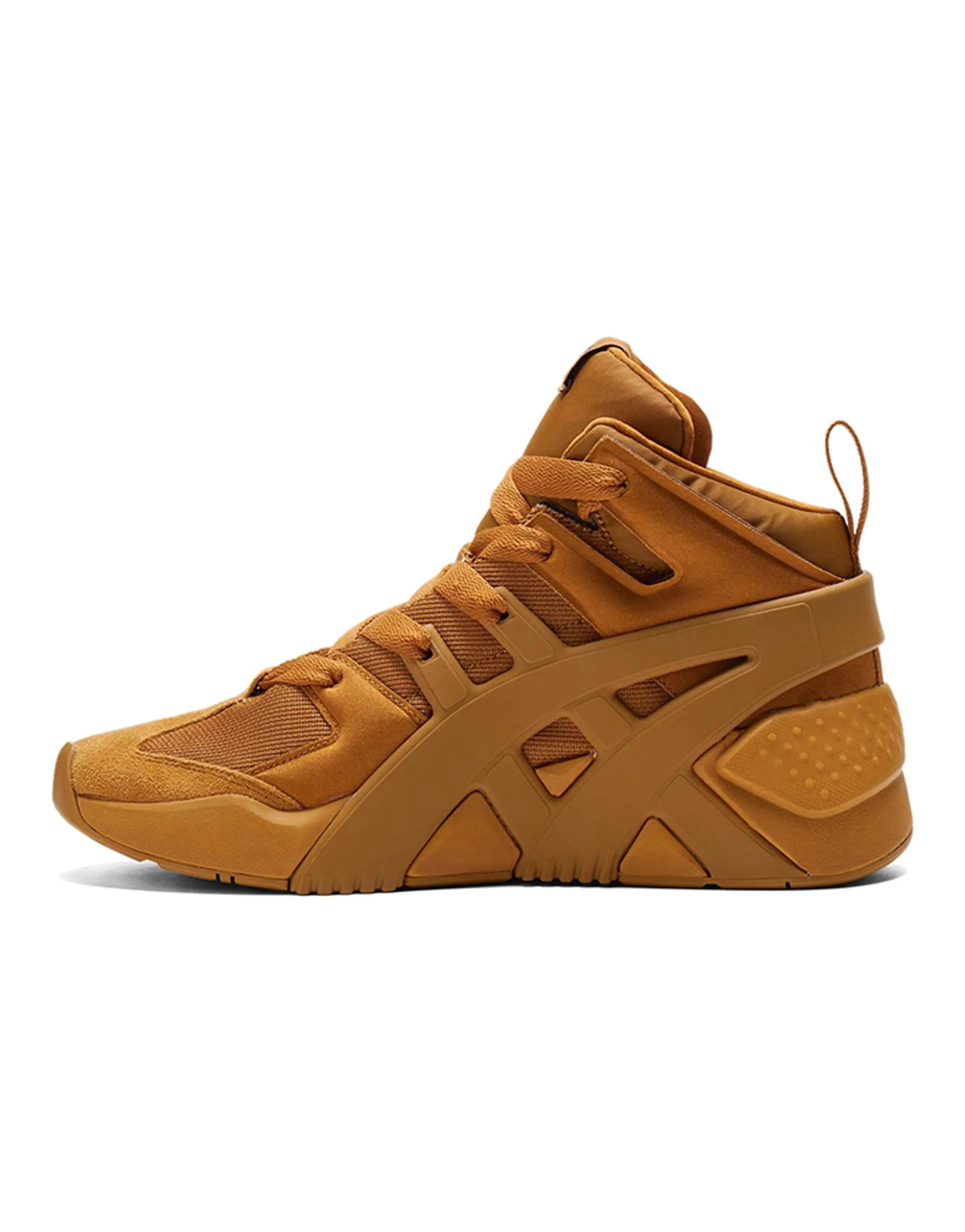 Onitsuka Tiger Big Logo Trainer Puffed Shoes 'Brown'