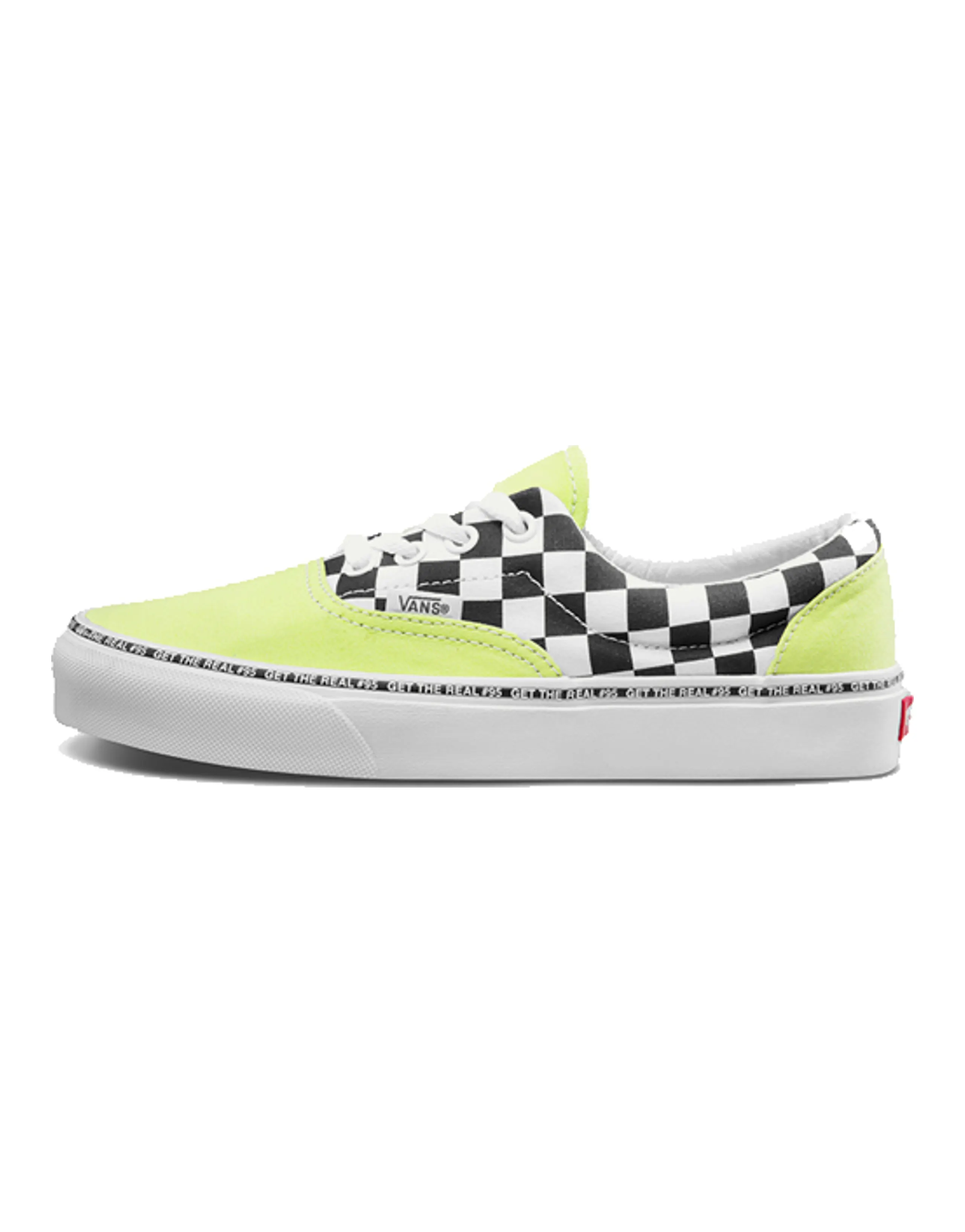 Vans Era 'Get The Real #95   Sunny Lime Checkerboard'