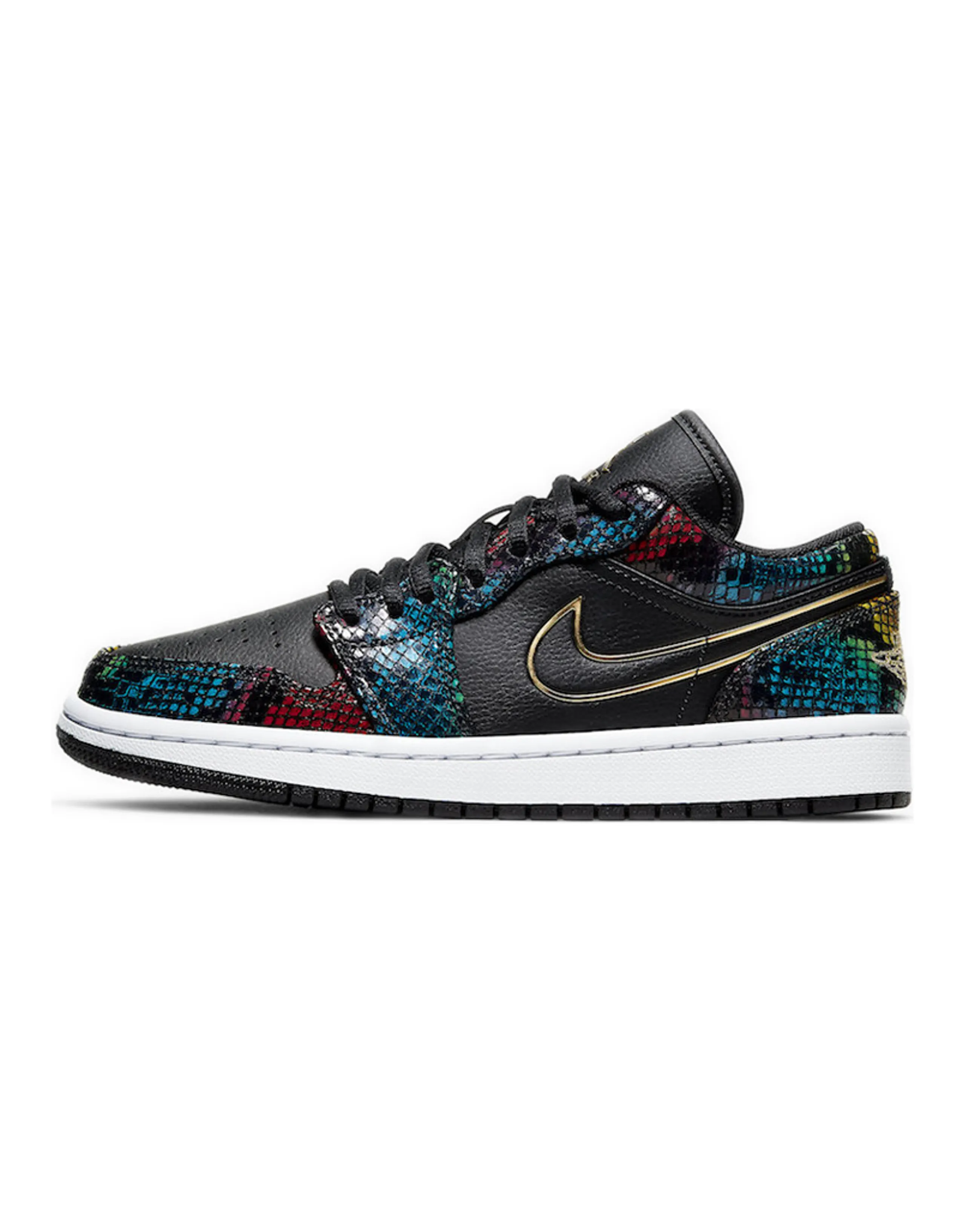 Jordan 1 Low Multicolor Snakeskin 2020 Women's