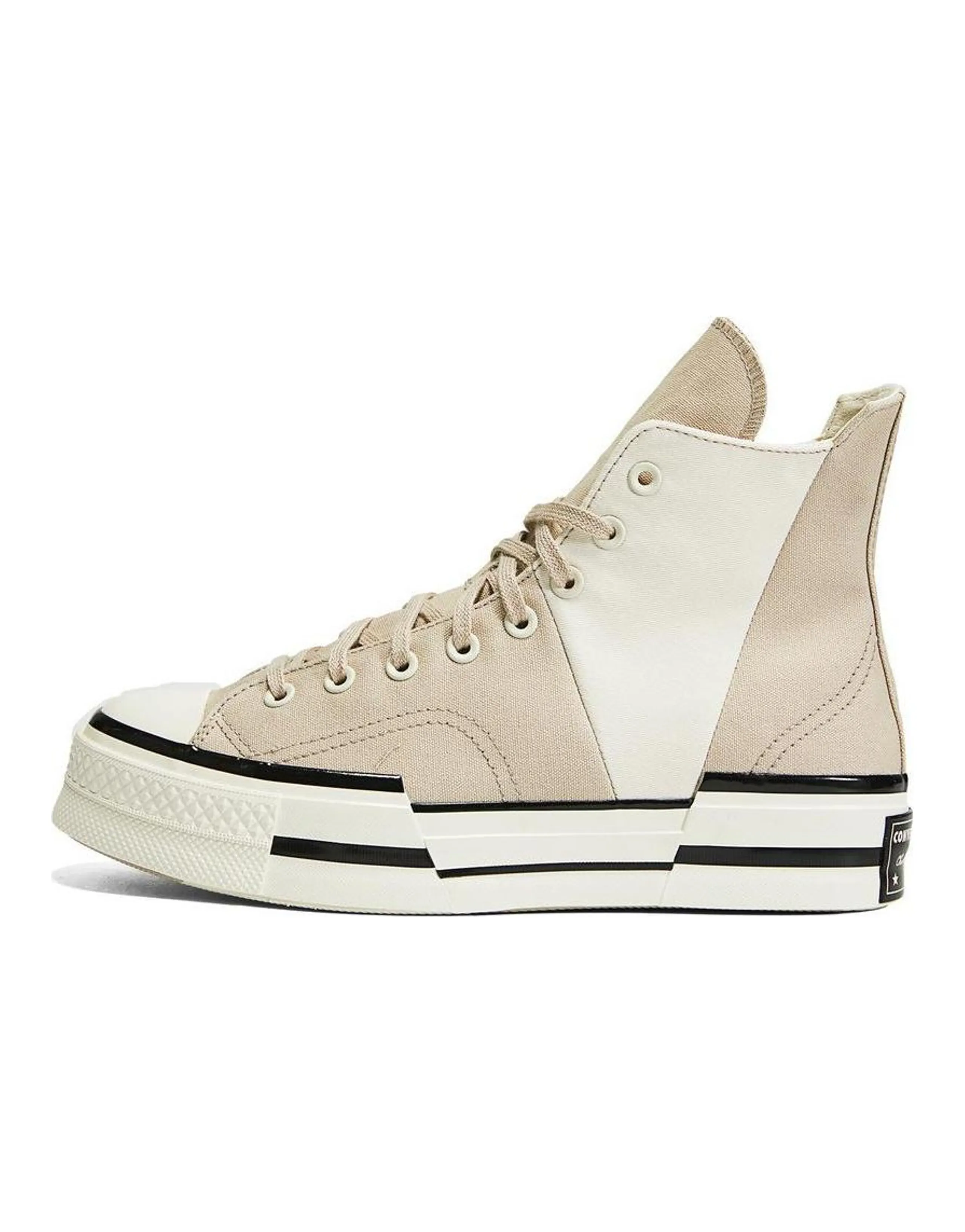 Chuck 70 Converse High Plus 'Logo Collage Beach Stone'