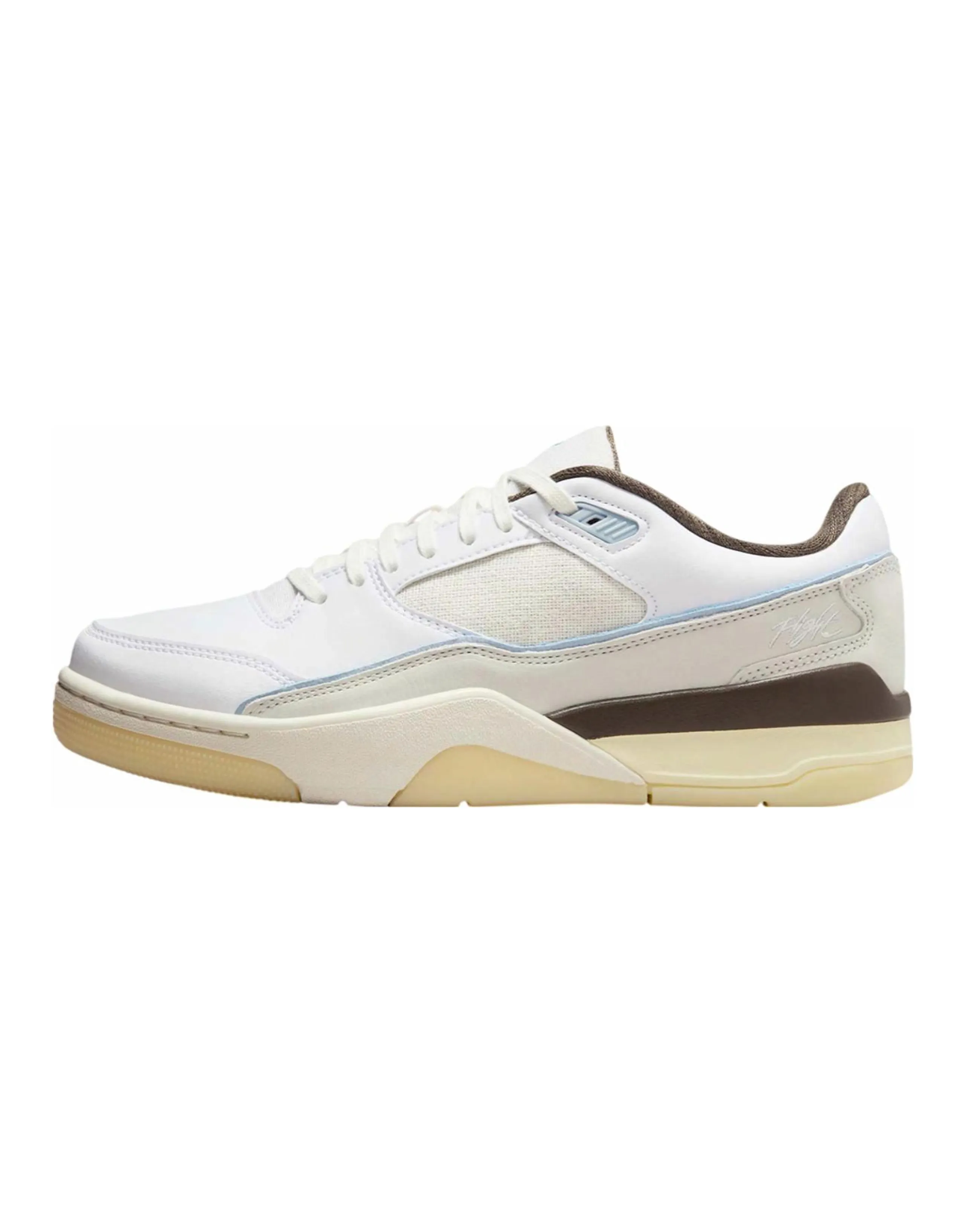 Jordan FLIGHT COURT Retro Basketball Shoes Men's Cream White