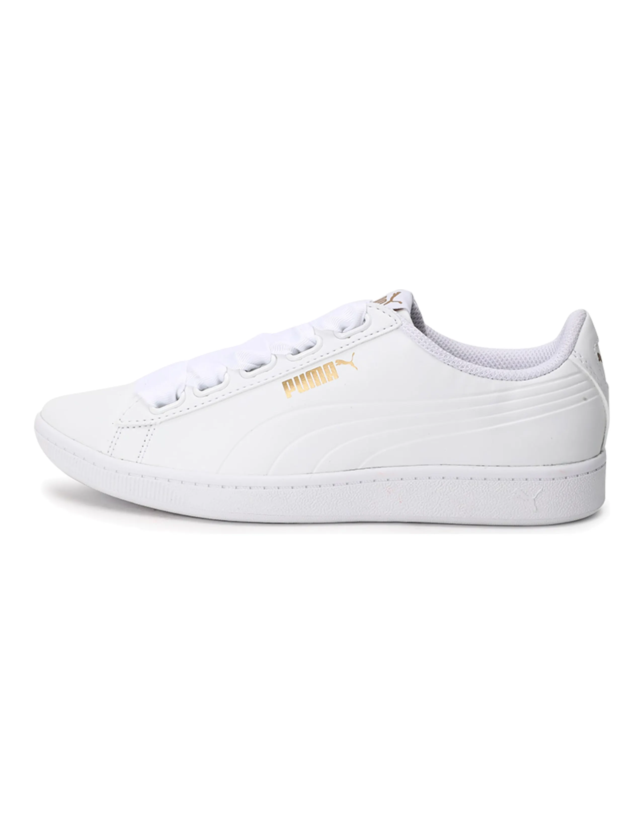 PUMA Vikky Ribbon White/Gold Women's
