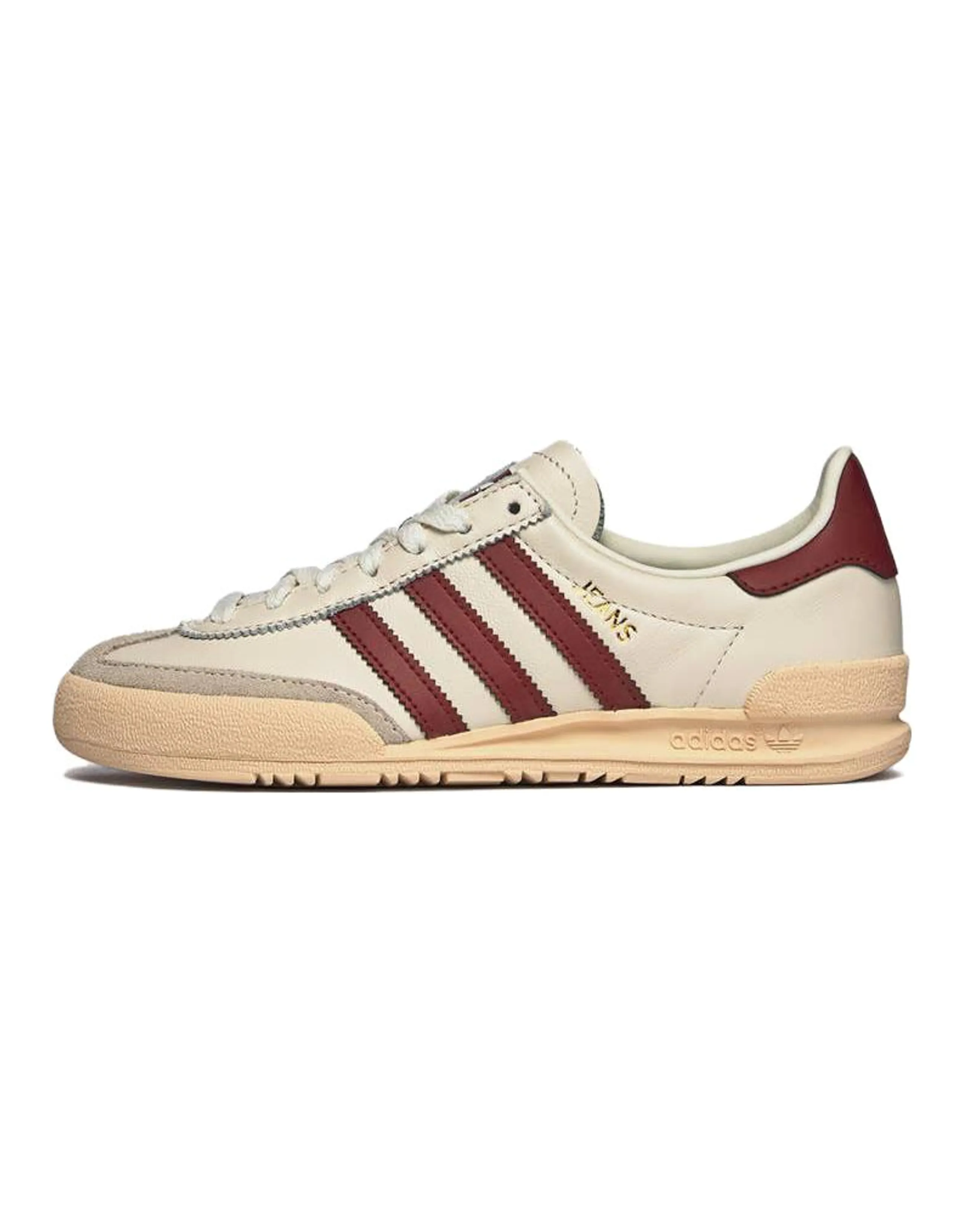 Adidas Originals Jeans Chalk White Collegiate Burgundy