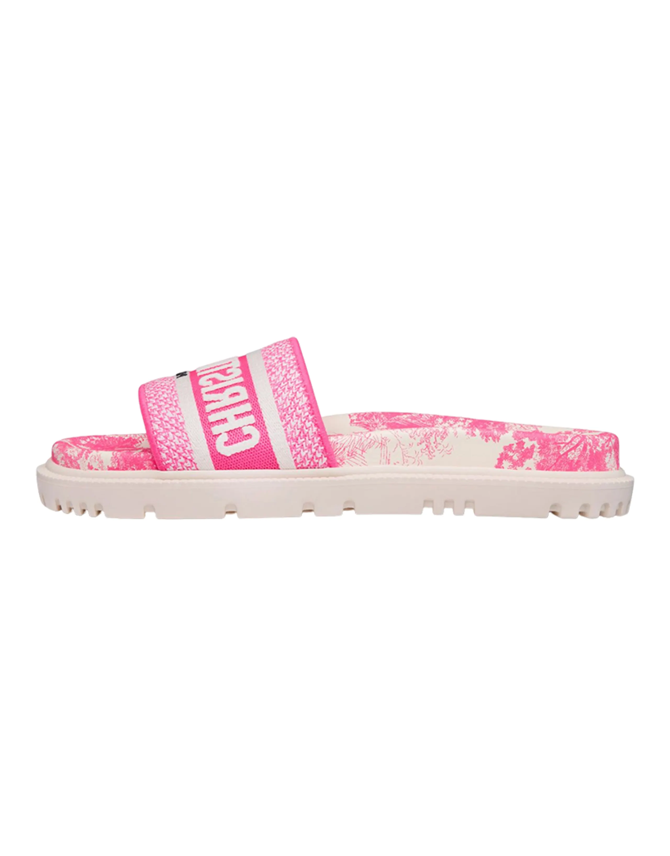 DIOR Dway Slip Resistant Slide Slippers Women's Bright Pink