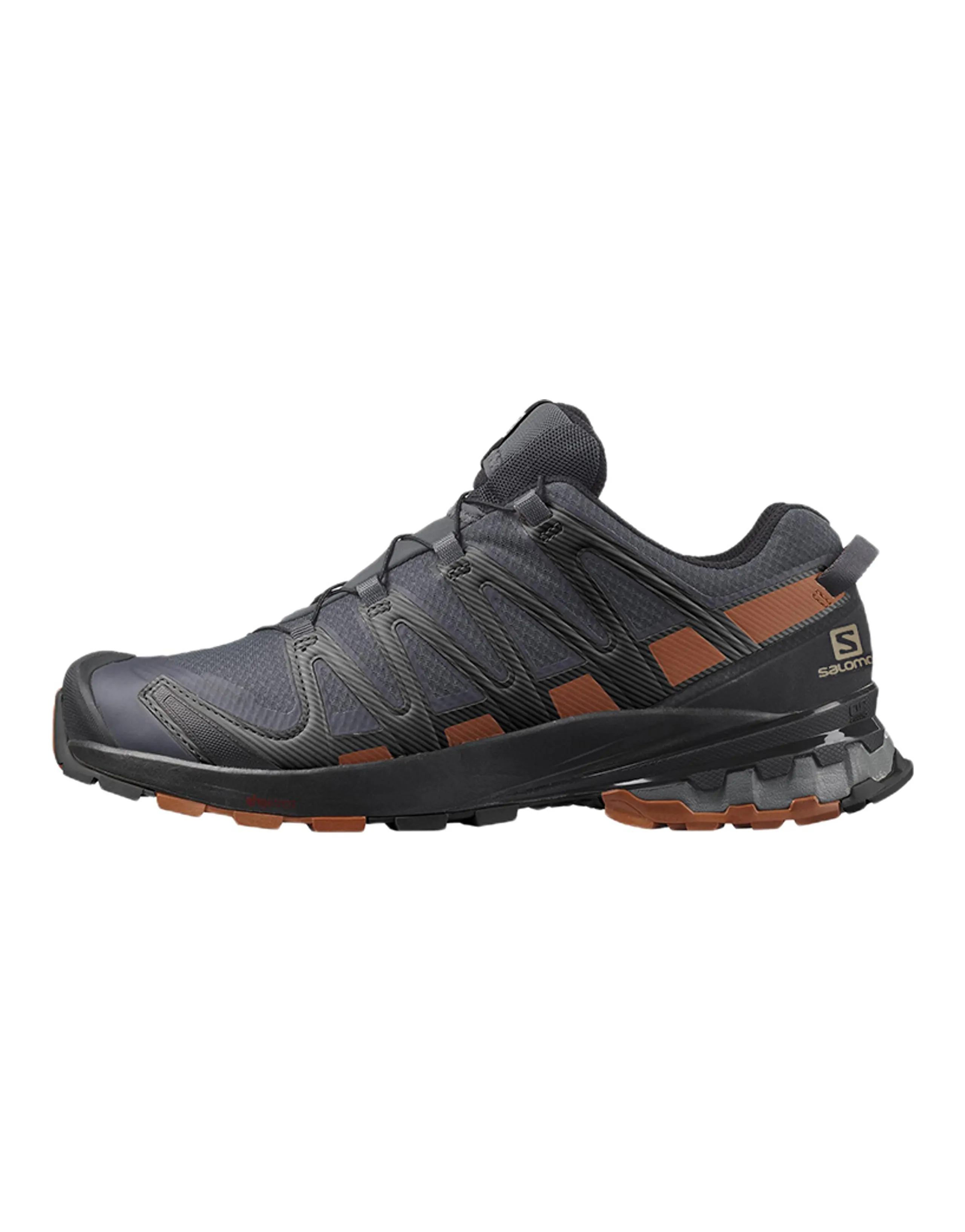 SALOMON XA Pro 3D V8 Durable Breathable Support Low-Top Trail Running Running Shoes Men's Black Gray Color