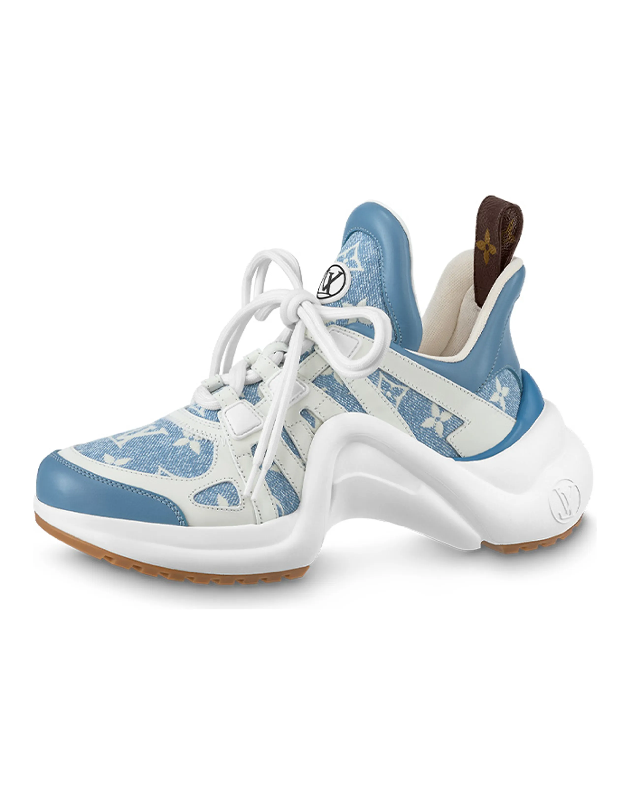 LOUIS VUITTON Archlight 1.0 Sneakers 'Denim Monogram' Women's