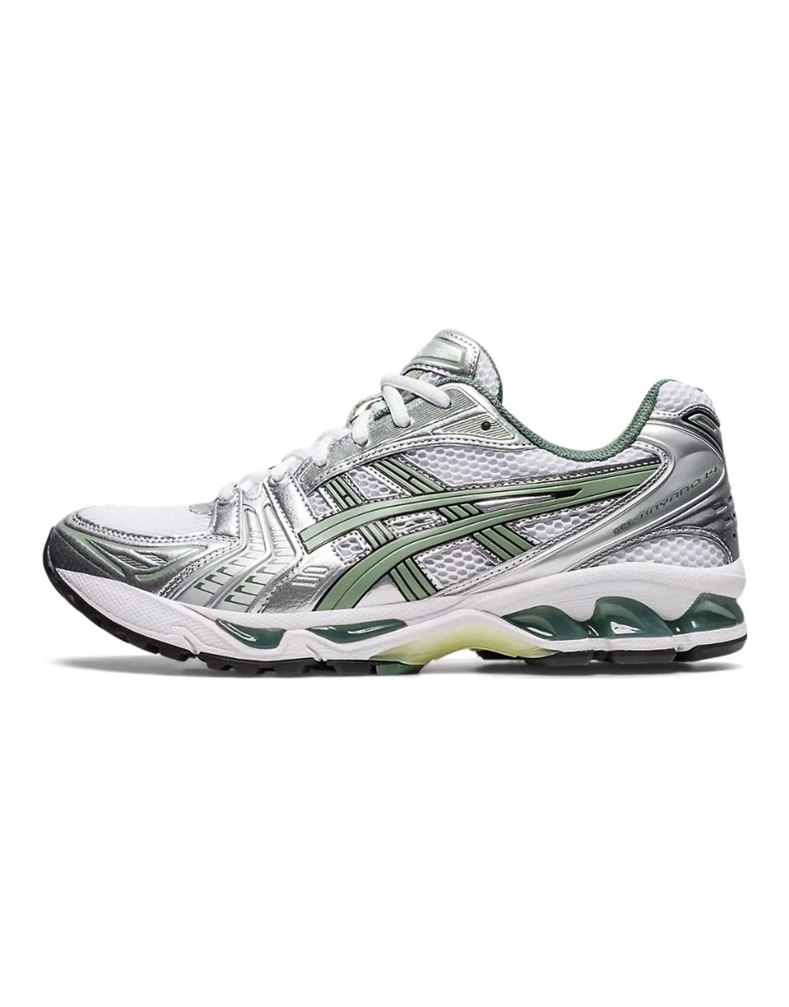 Asics Gel Kayano 14 White Pure Silver Slate Grey Sage